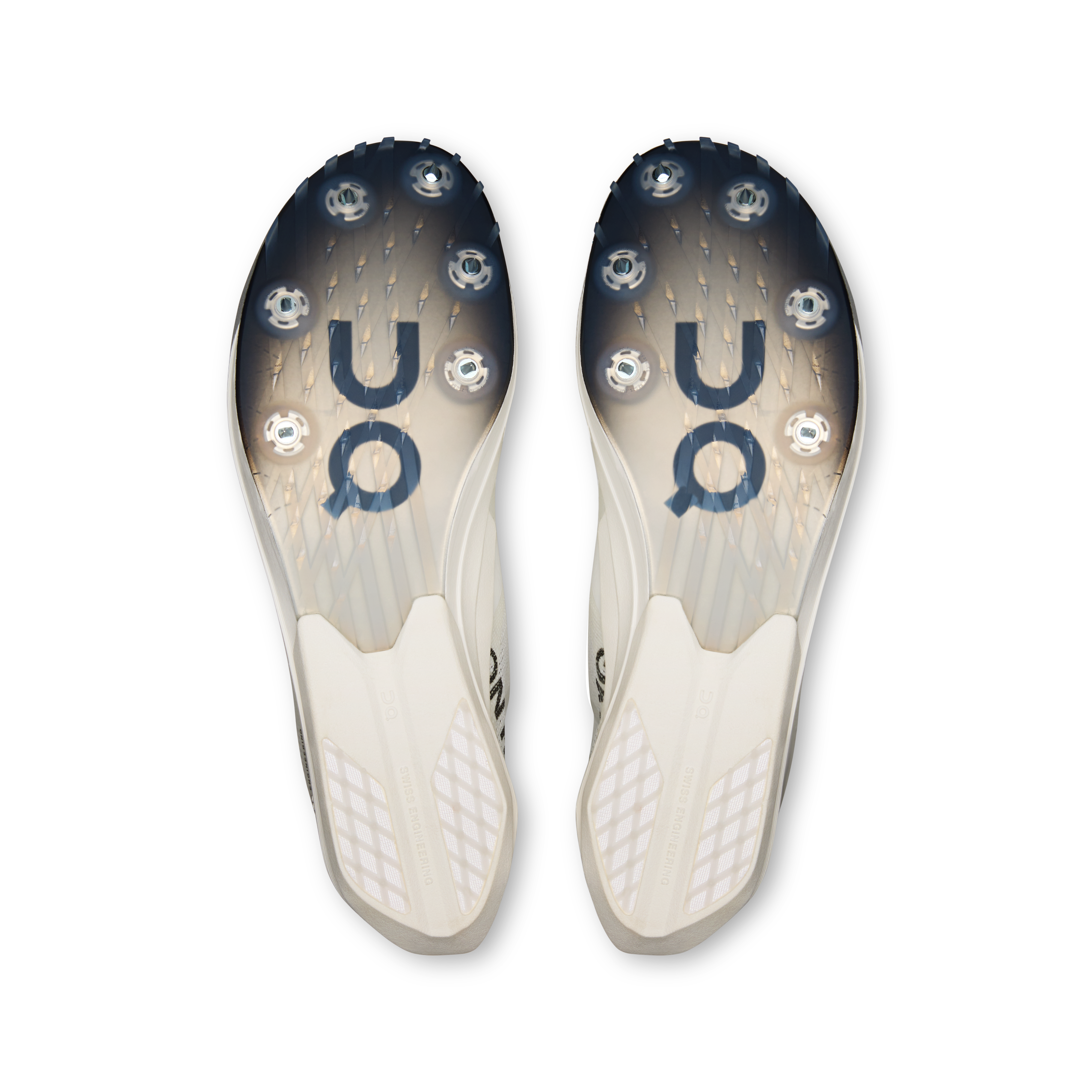 On Cloudspike Citius 2 White & Frost Uomo Pista Scarpe