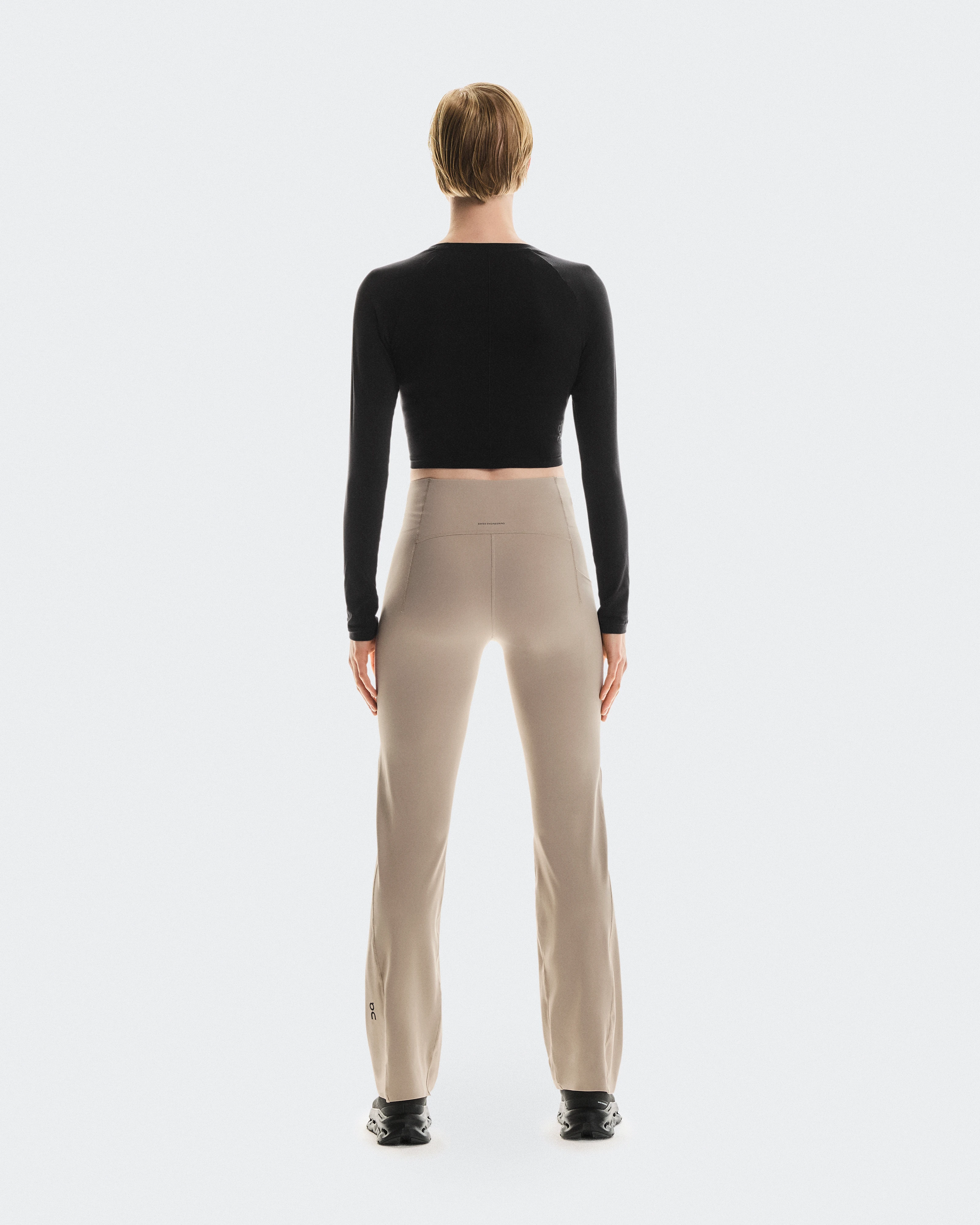 On Studio Flared Tights 30" Desert Women Tights