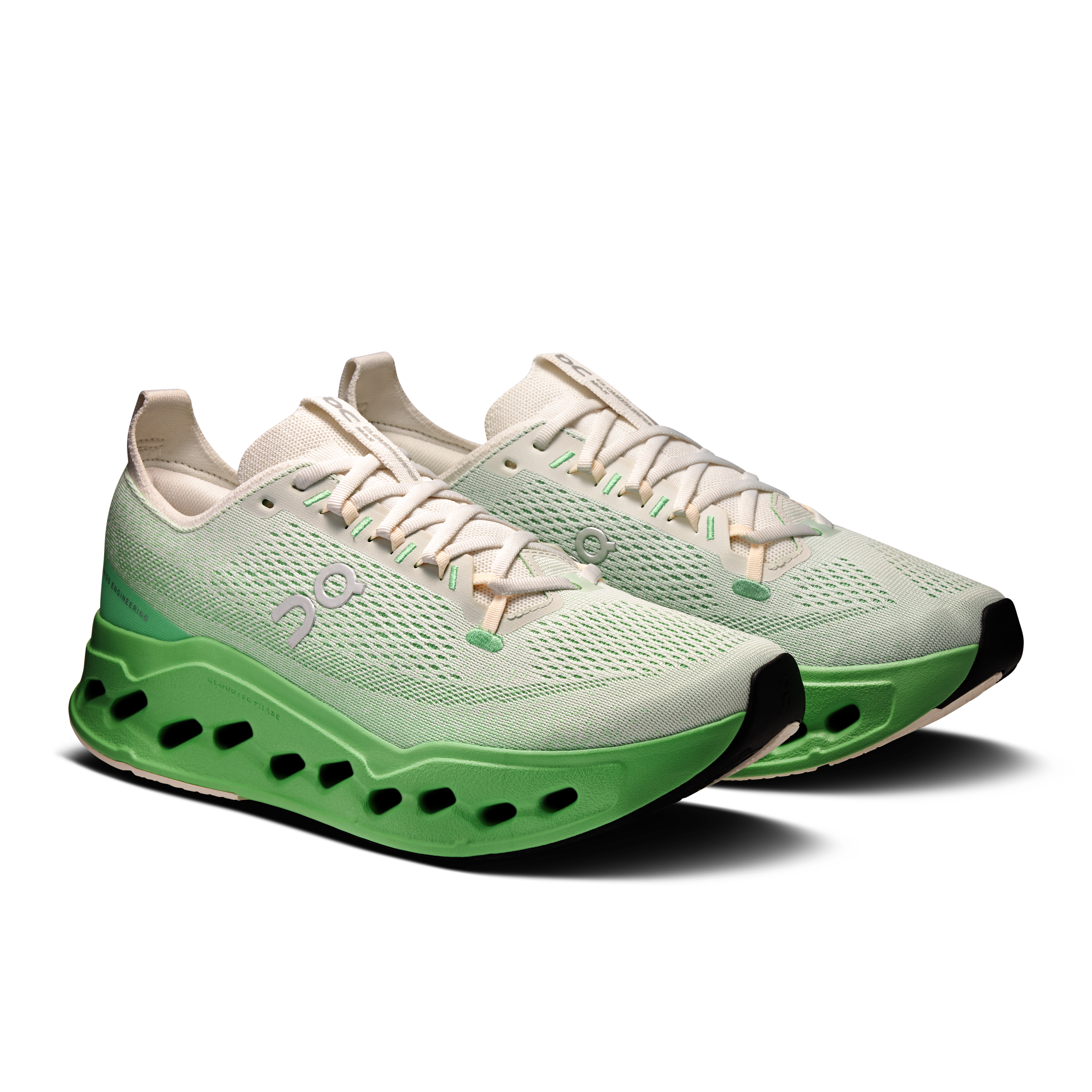 On Cloudsurfer Max Ivory & Honeydew Men Road running Shoes