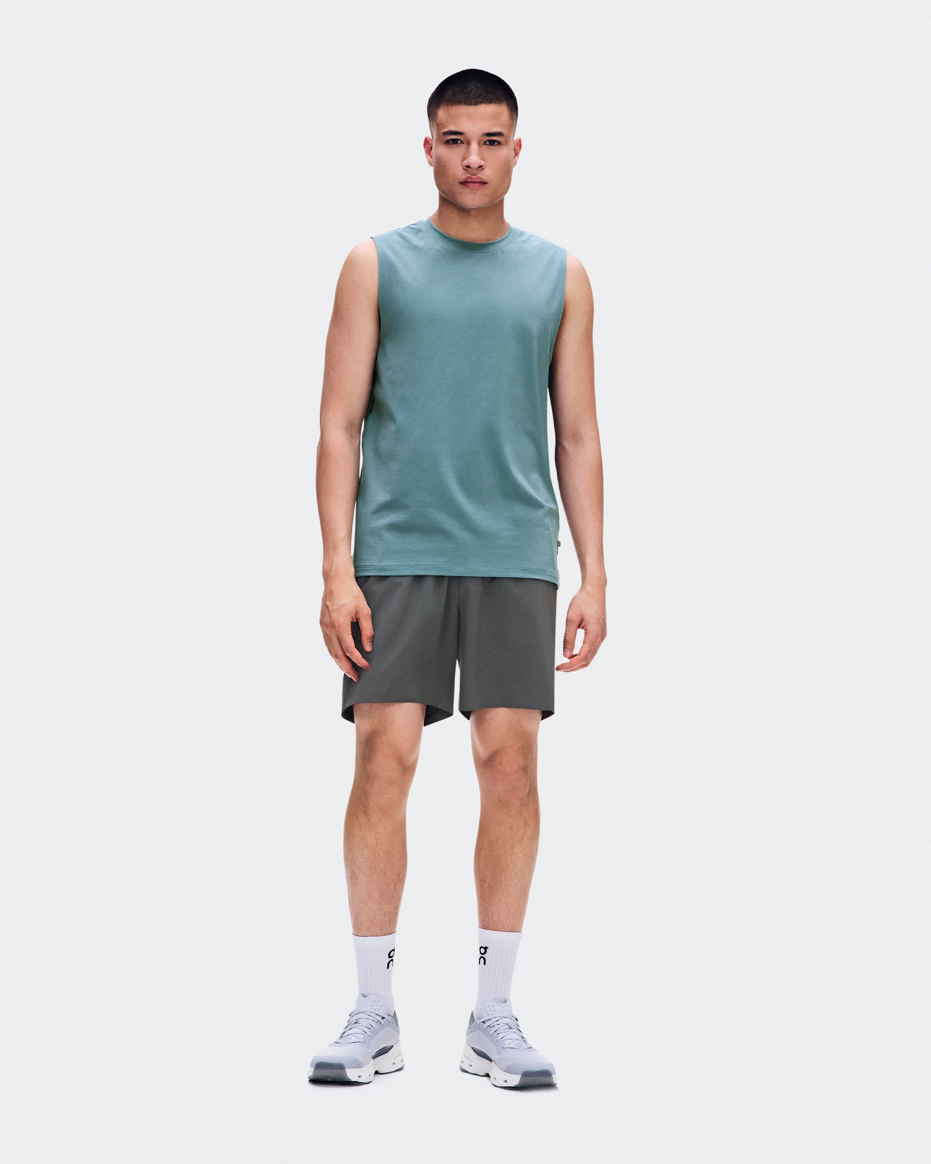 On Focus Tank Agave Men Tops and t-shirts