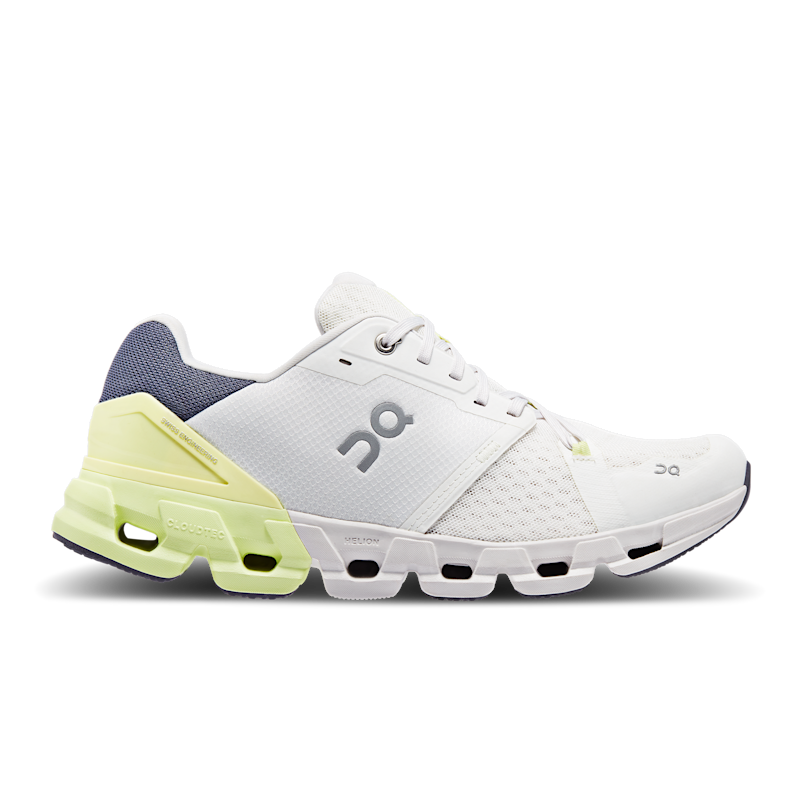 On Cloudflyer 4 Zapatillas de Running para Asfalto Hombre en White/Hay, Talla: 43