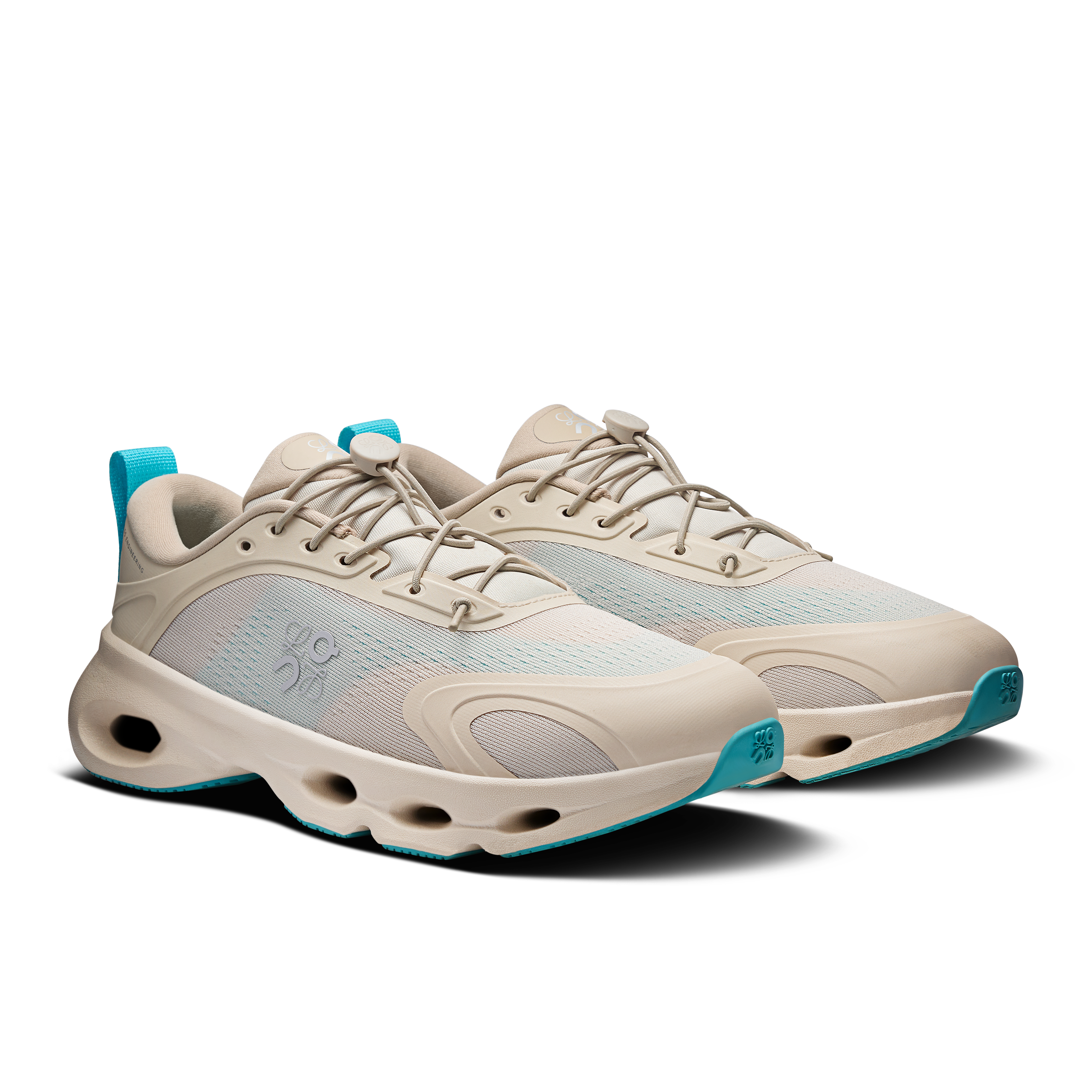 On Cloudsolo LOEWE Sand & Turquoise Women Shoes