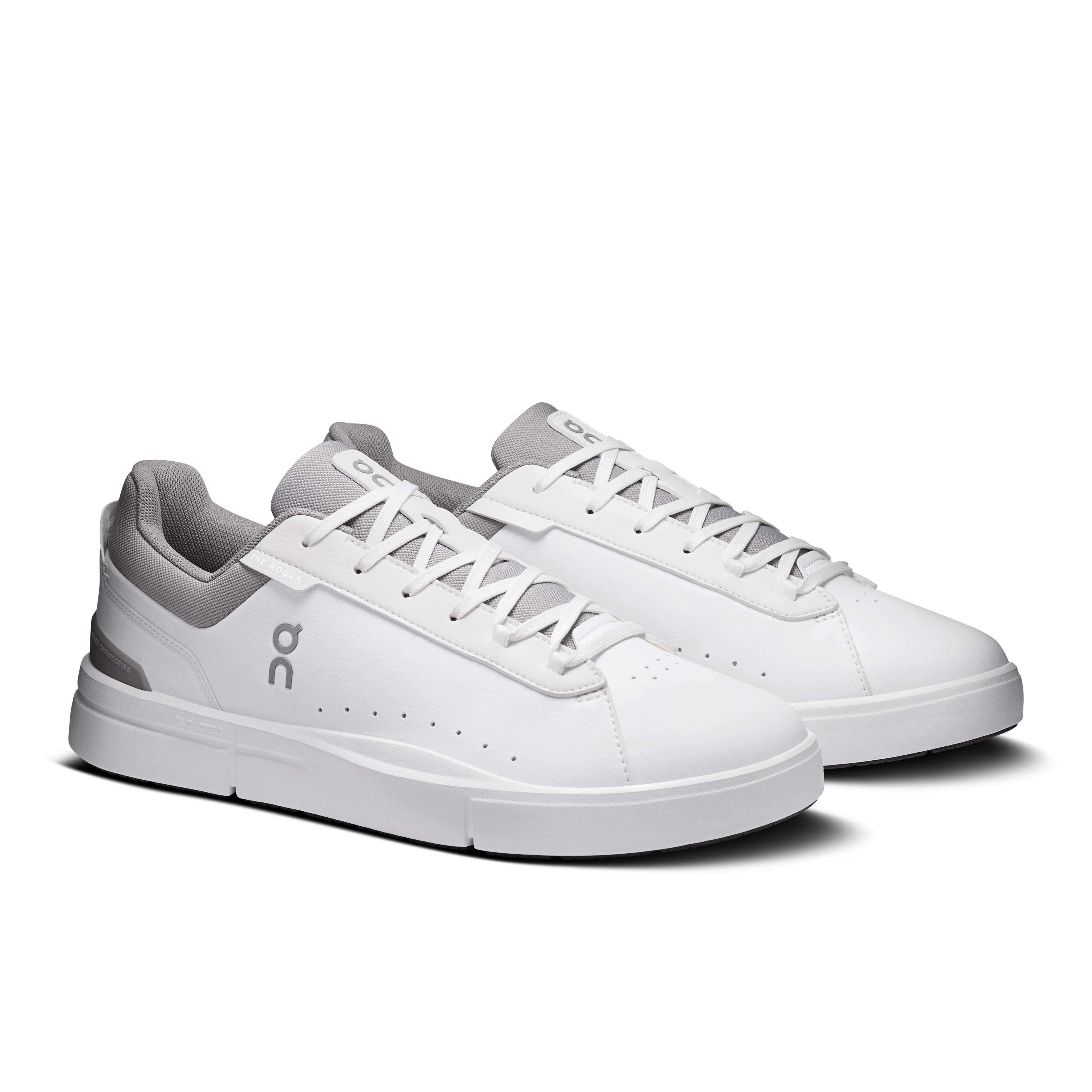 On THE ROGER Advantage White & Ore Men Tennis Shoes