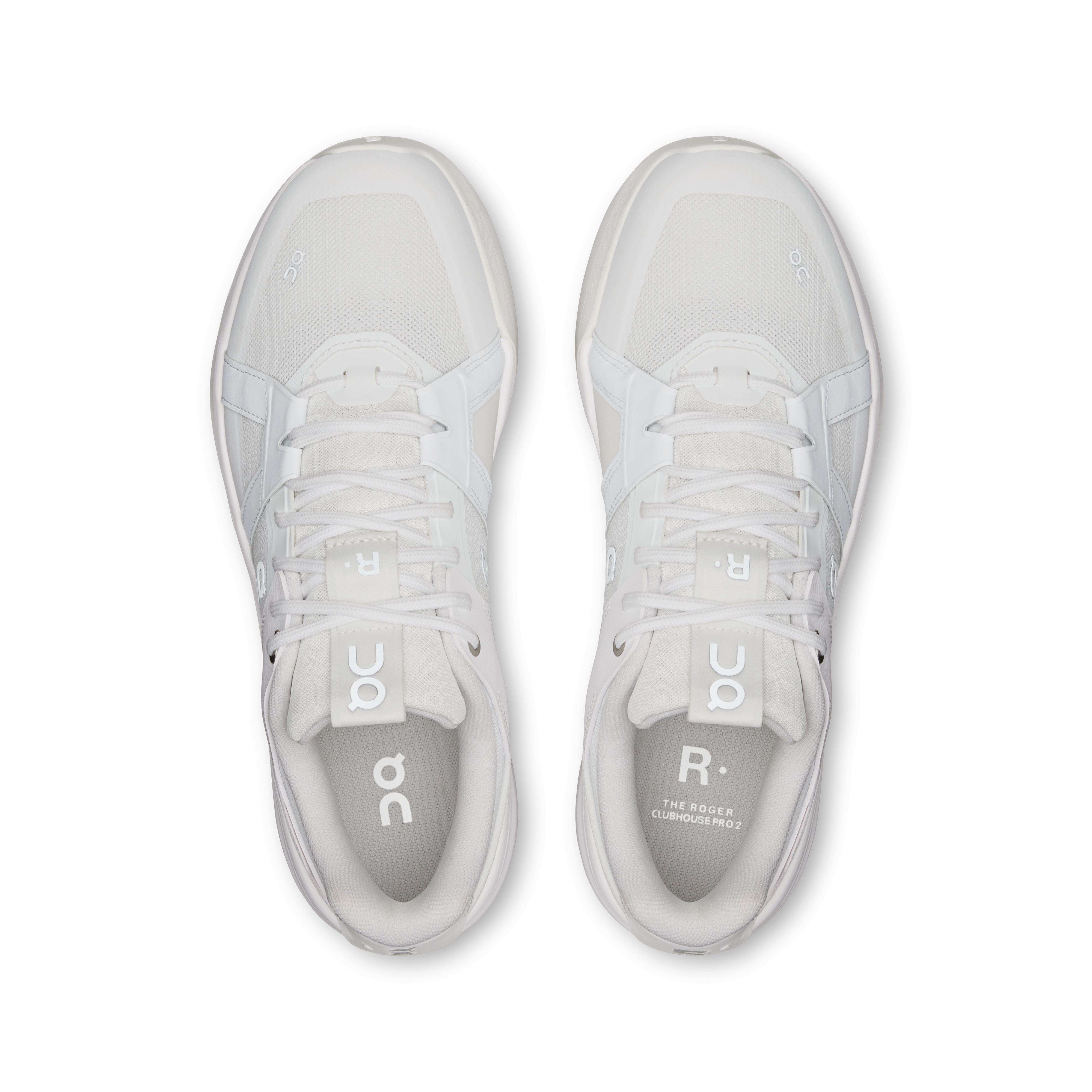 On THE ROGER Clubhouse Pro 2 White & Ivory Men Tennis Shoes