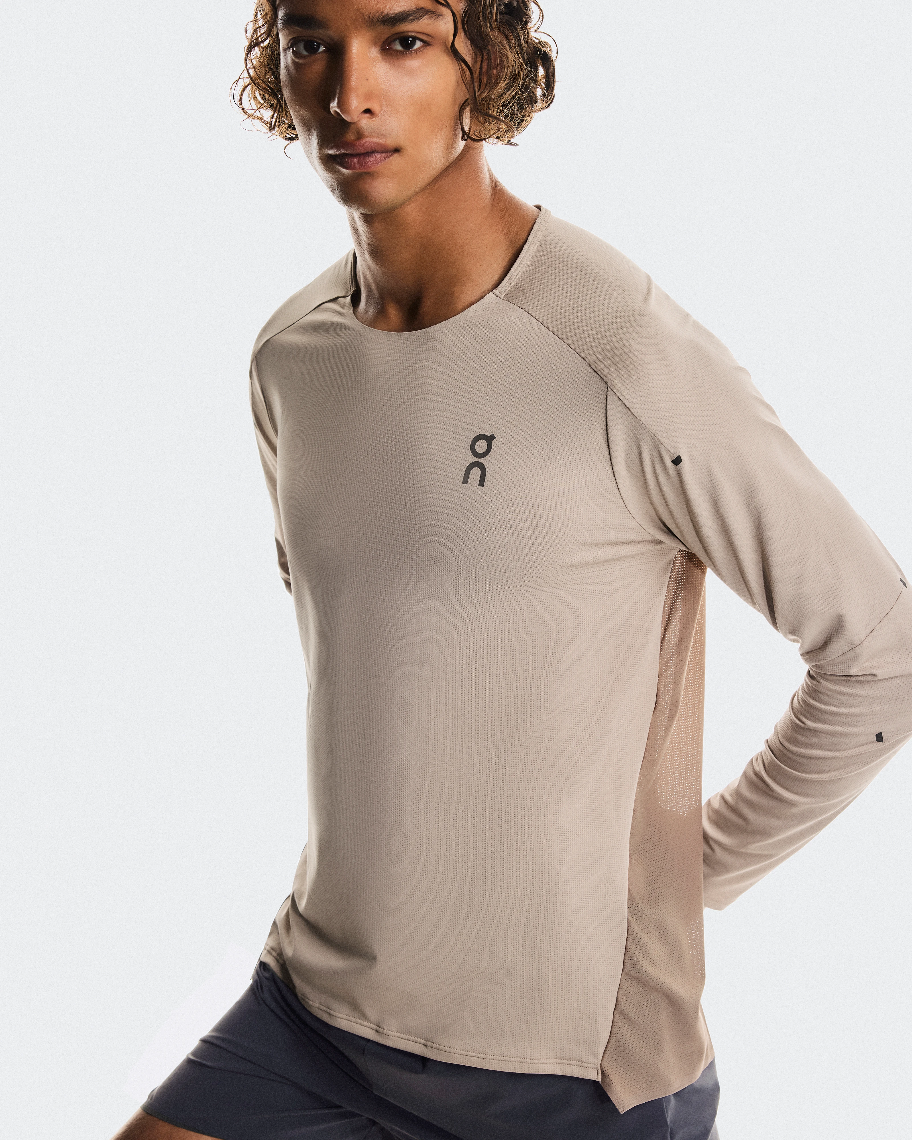 On Performance Long-T Desert & Cinder Men Tops and t-shirts