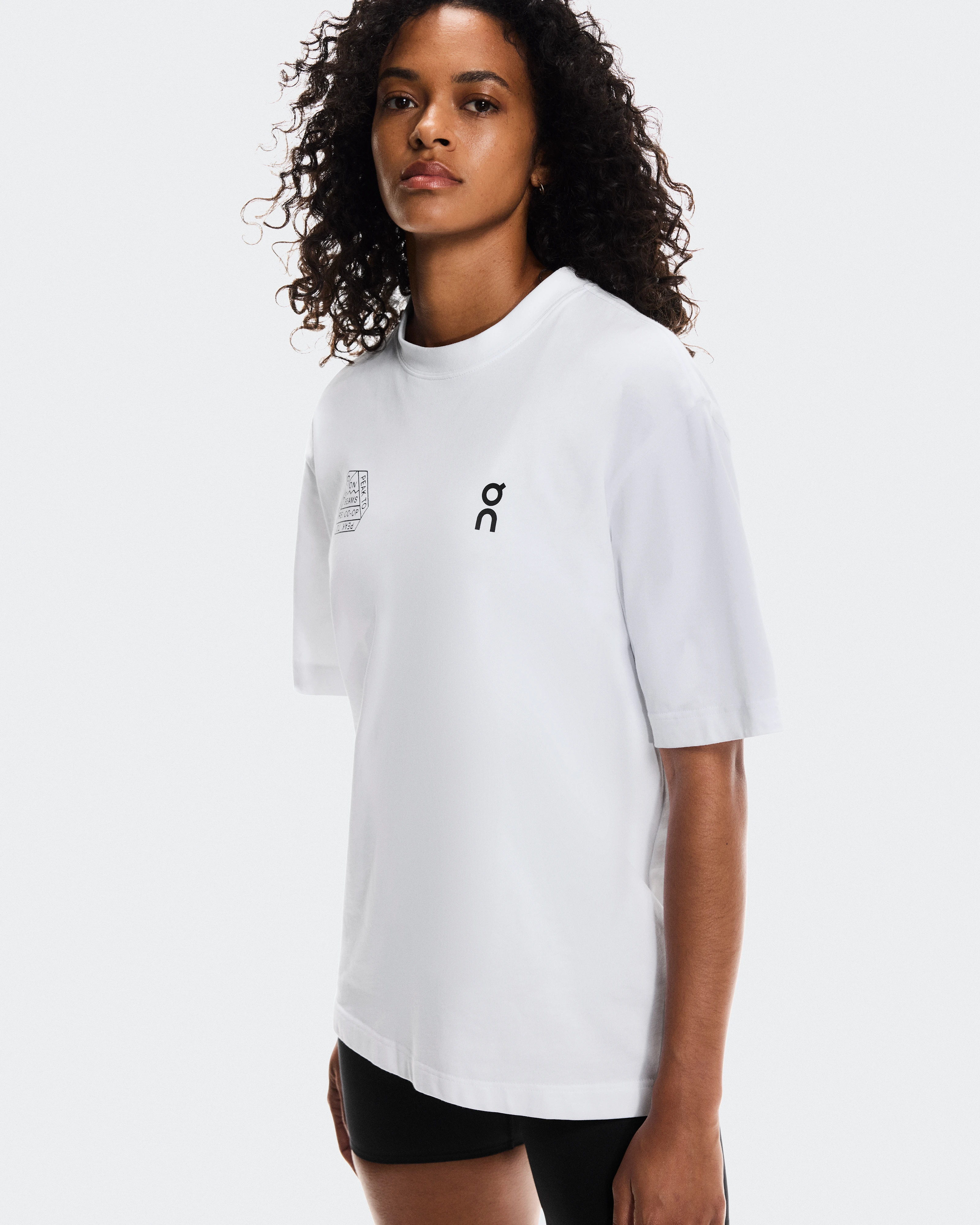 On Studio-T BEAMS REI White Unisex Tops and t-shirts