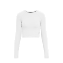Movement Long-T Crop Long-Sleeve Shirt in White