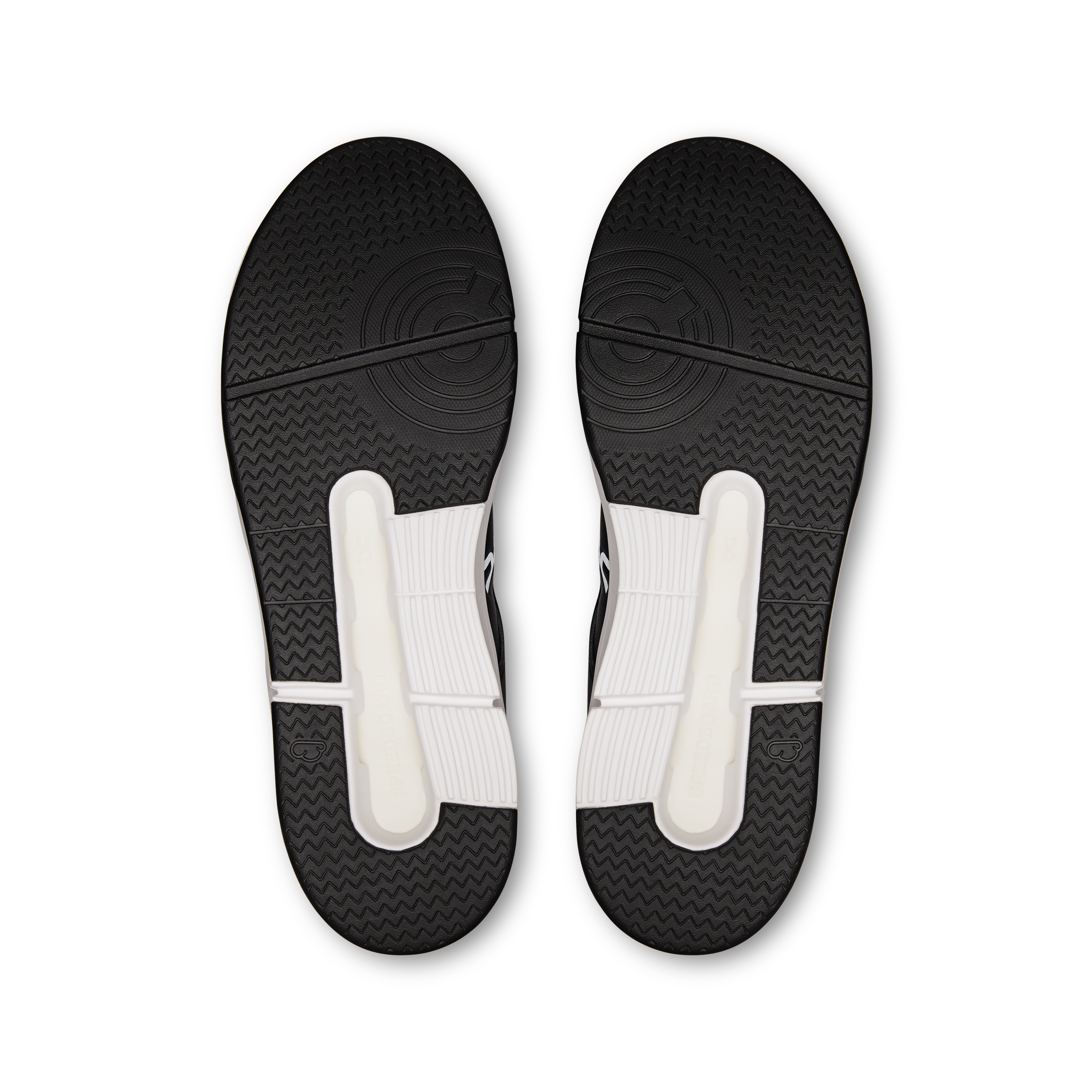 On THE ROGER Clubhouse Black & White Men Tennis Shoes