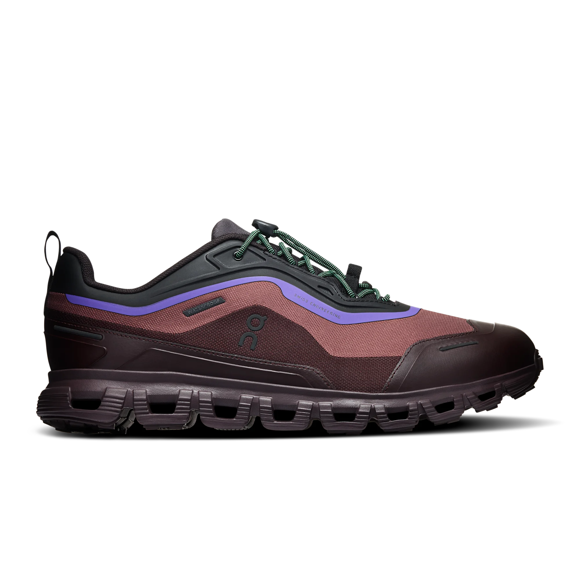 Men's Cloud 6 Geo Waterproof Black | Tyrian