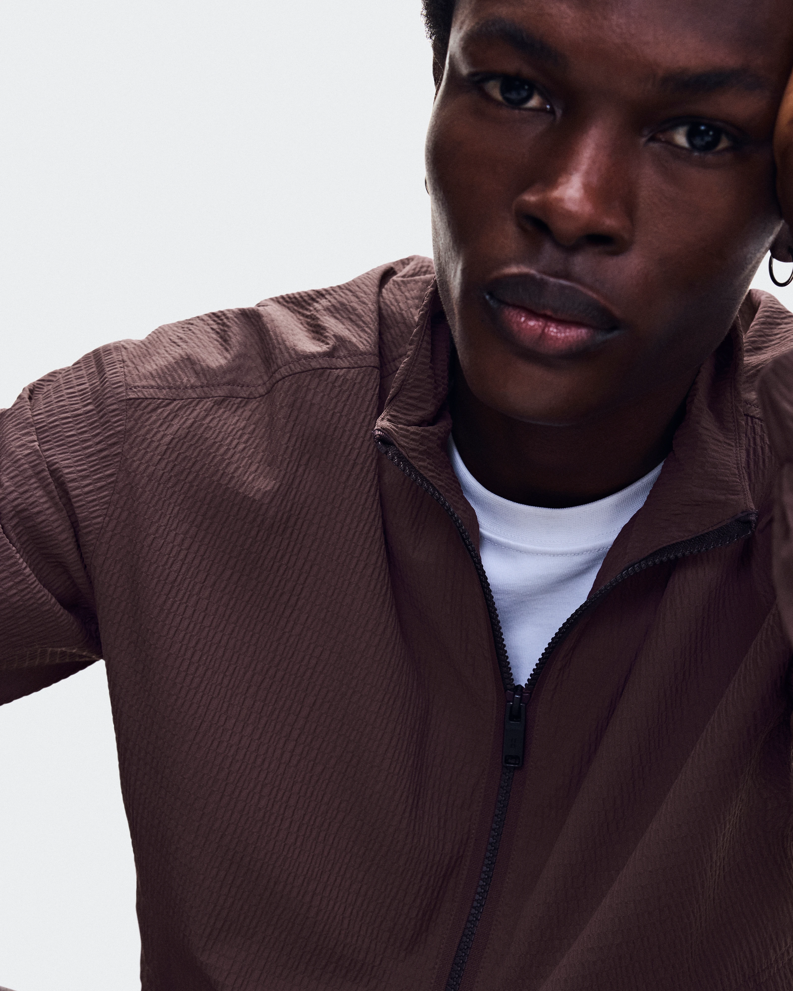 On Courtside 1/2 Zip Eaze Mulberry Men Hoodies and sweatshirts