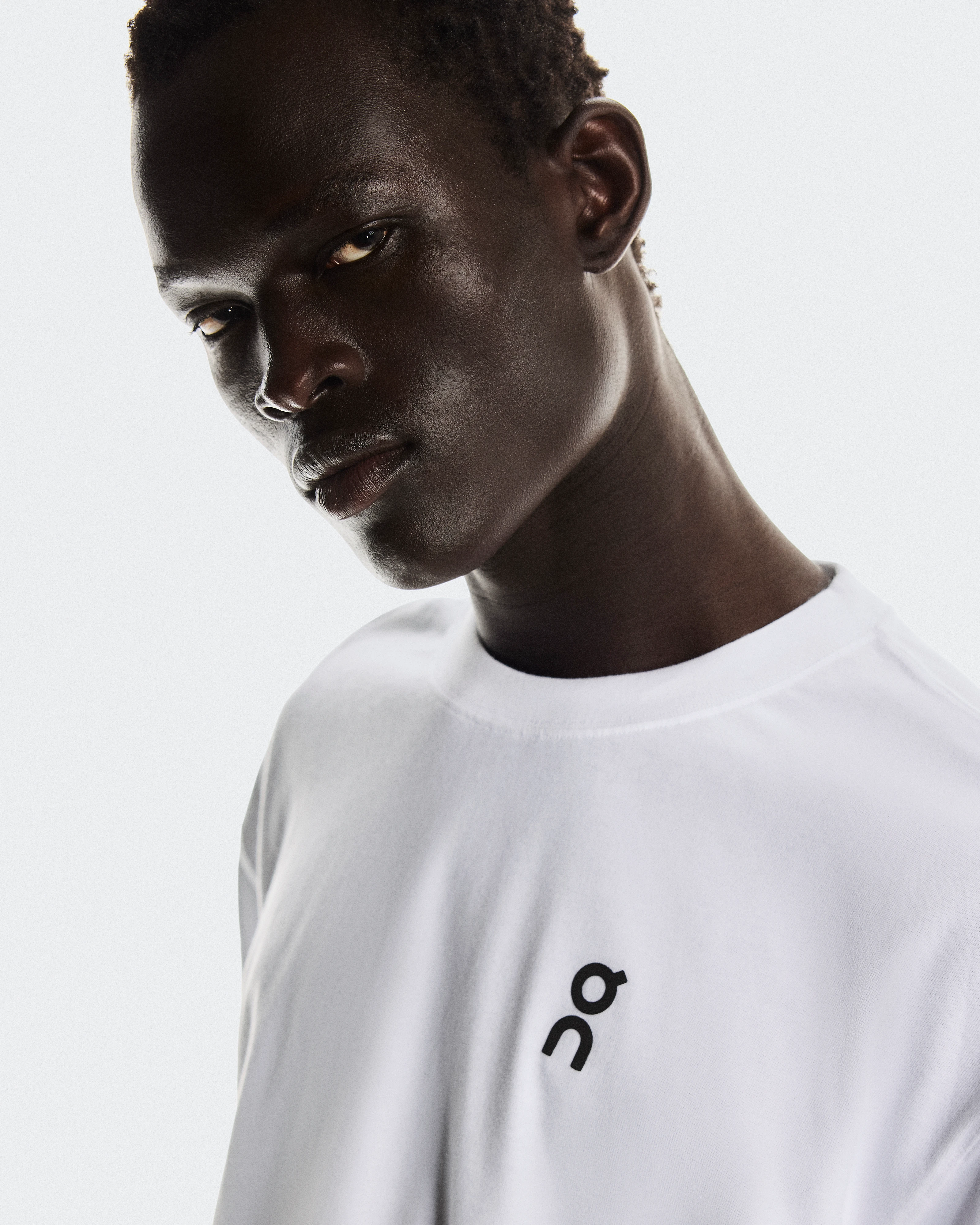 On Club T Graphic White & Blue Men Tops and t-shirts