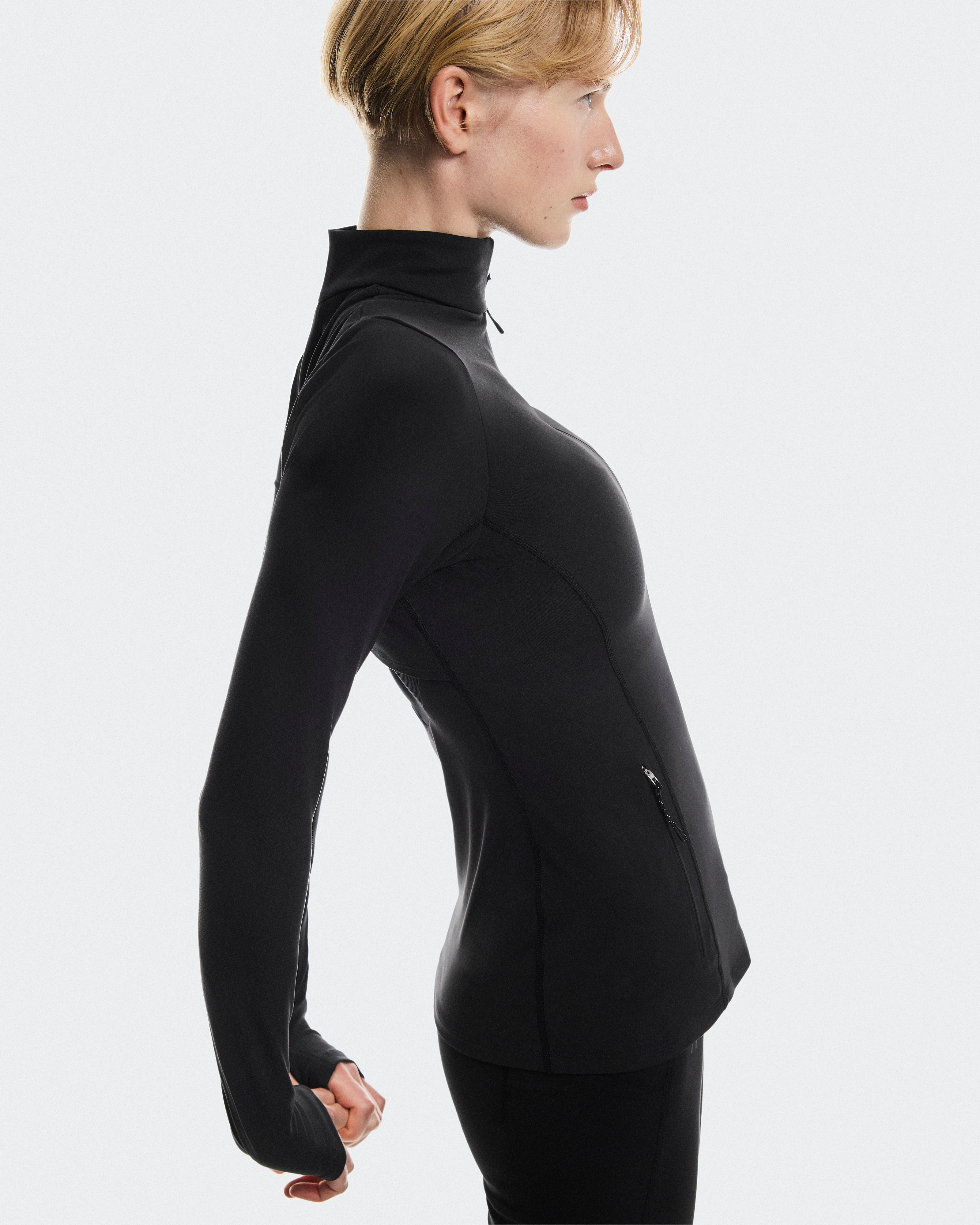 سترة الاستوديونحيف / Black / L