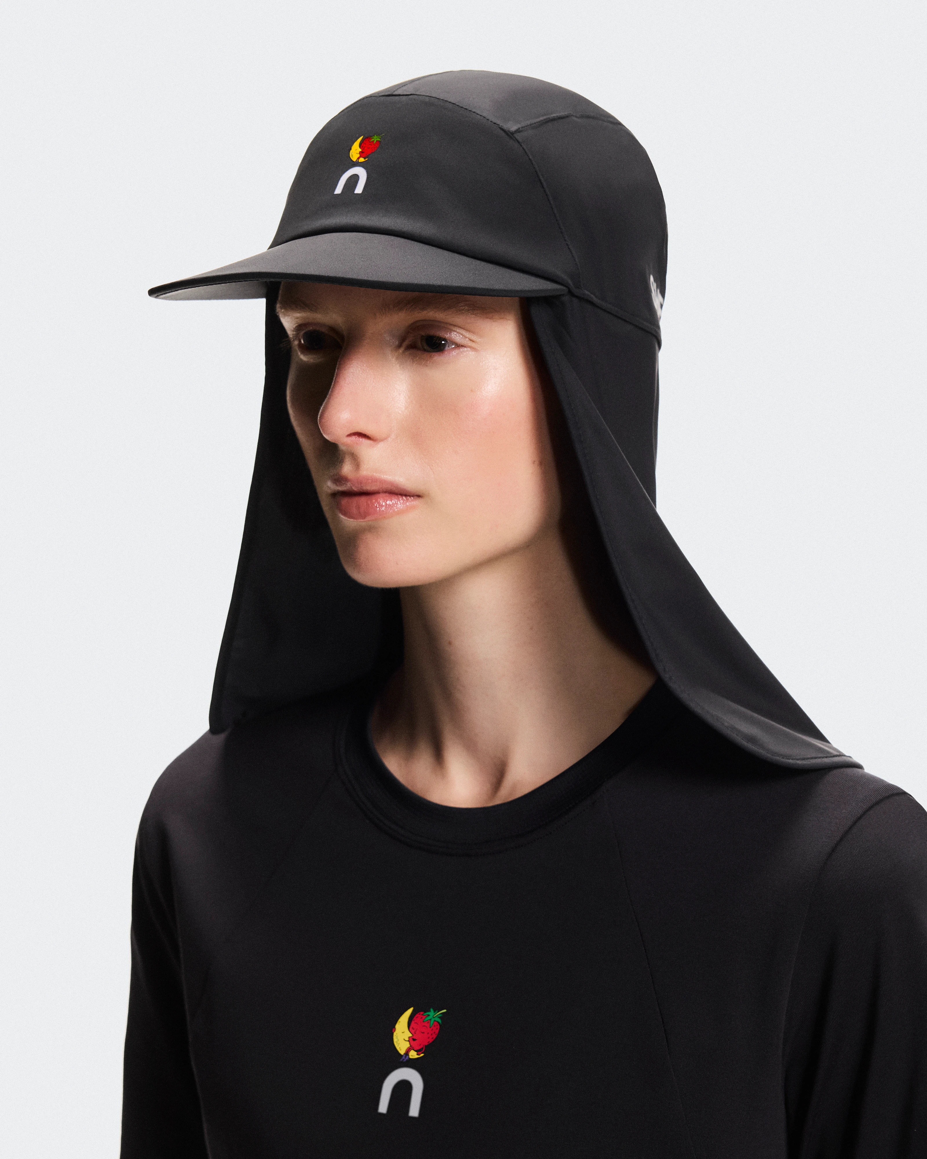 On Solar Cap SHF Black Unisex Headwear