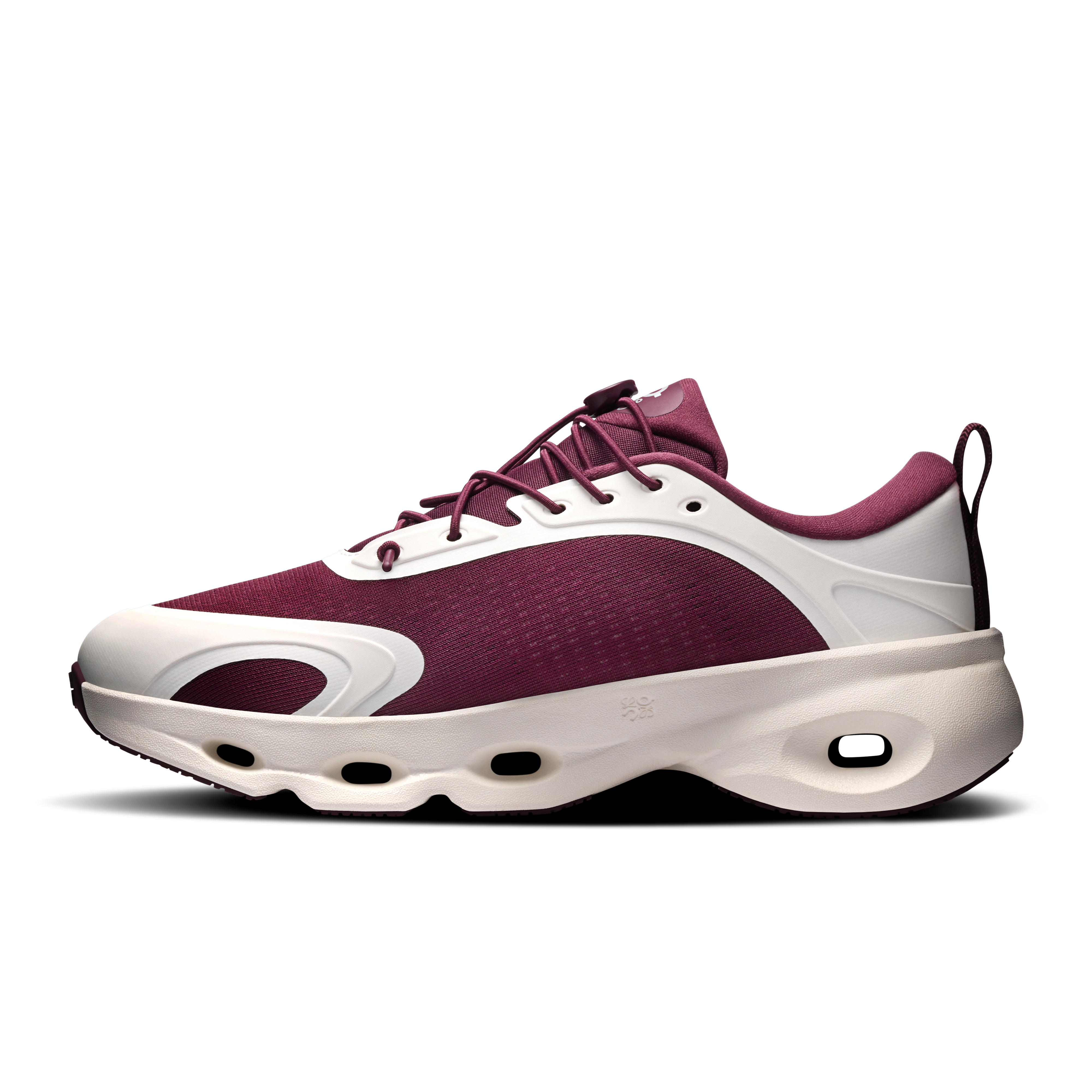 On Cloudsolo LOEWE Burgundy & Eggshell Women Active life Shoes
