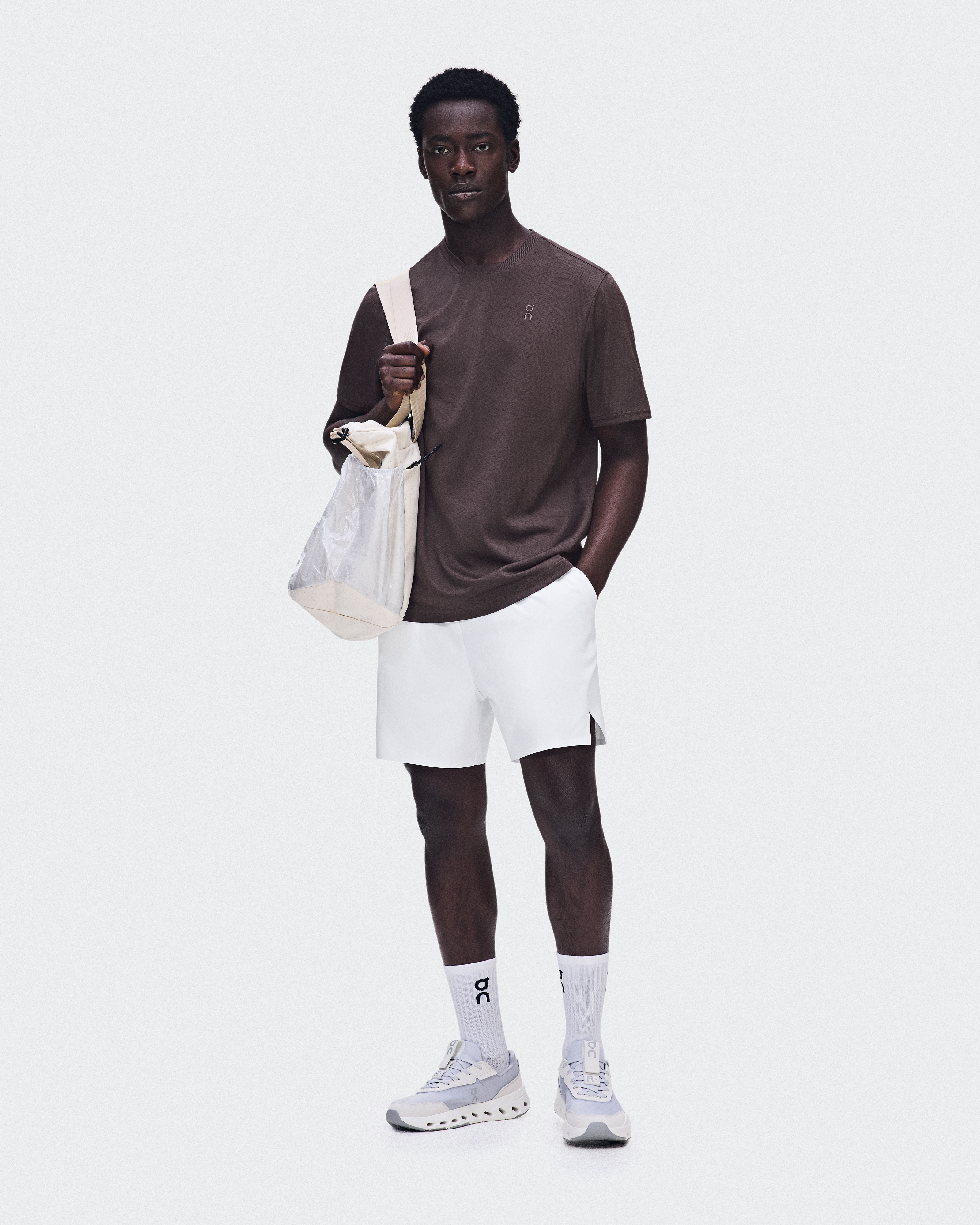 Court-T Edit Short-Sleeve Shirt in Mulberry