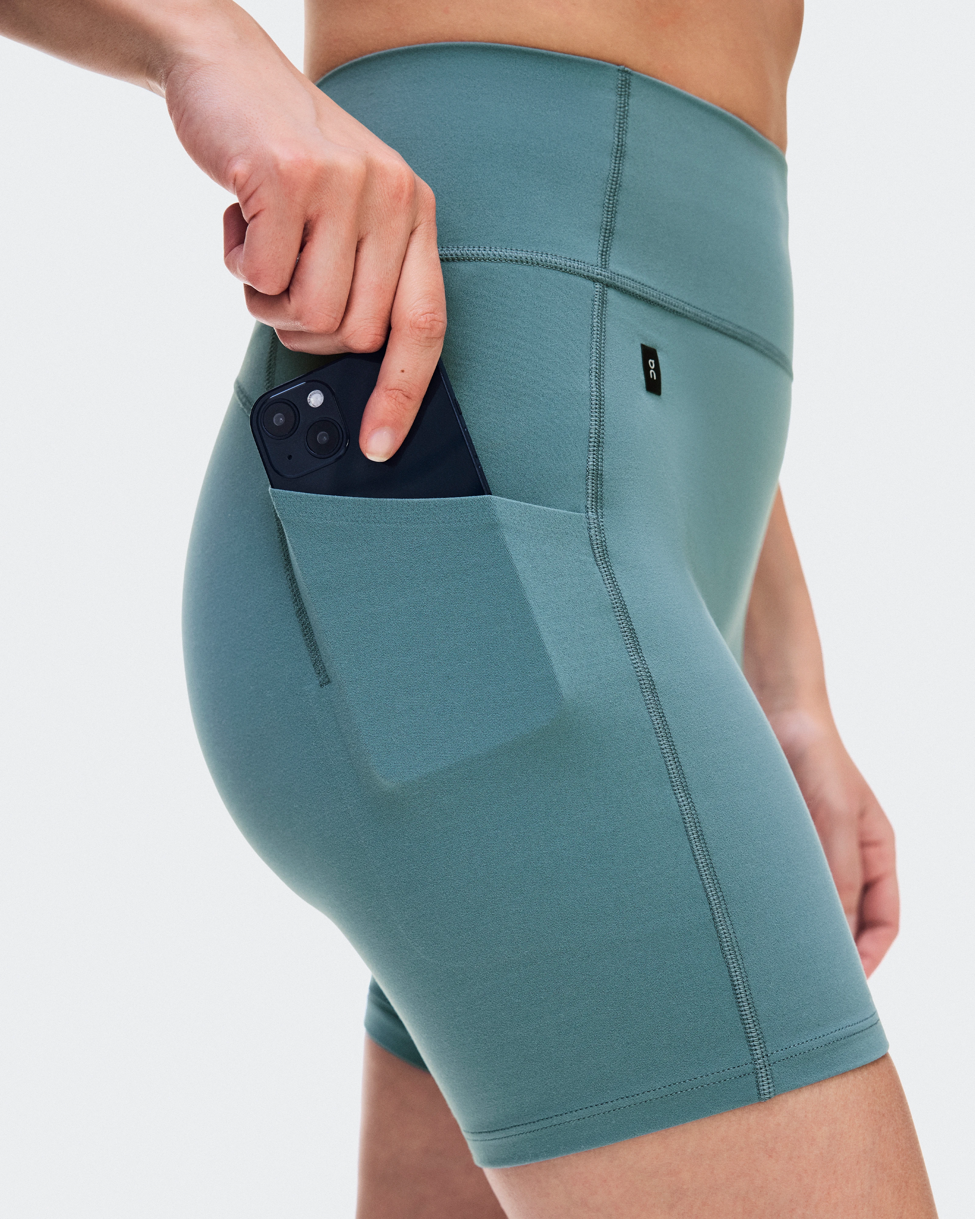 On Studio Leggings Short 6" Agave Damen Tights & Leggings
