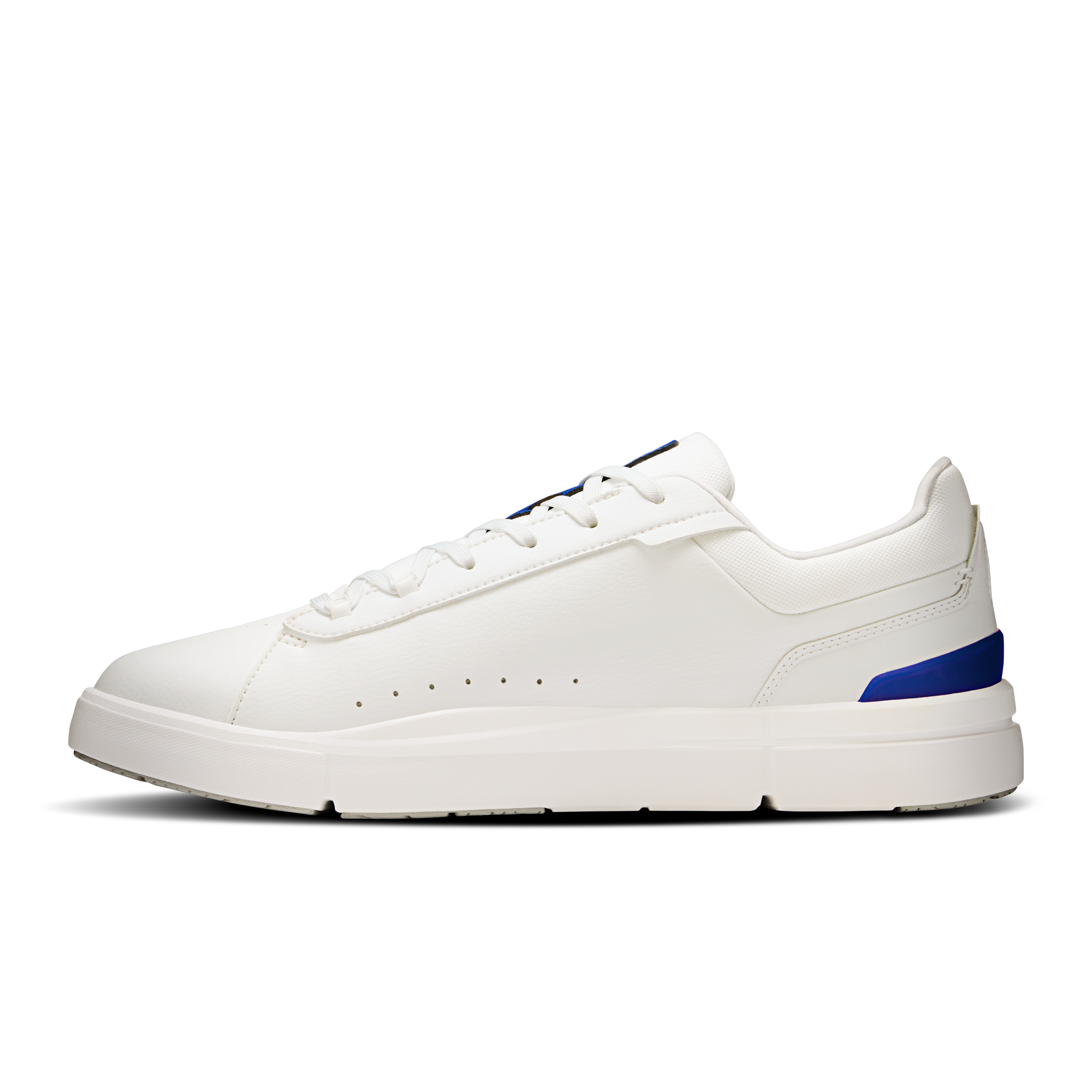 On THE ROGER Advantage White & Indigo Men Tennis Shoes
