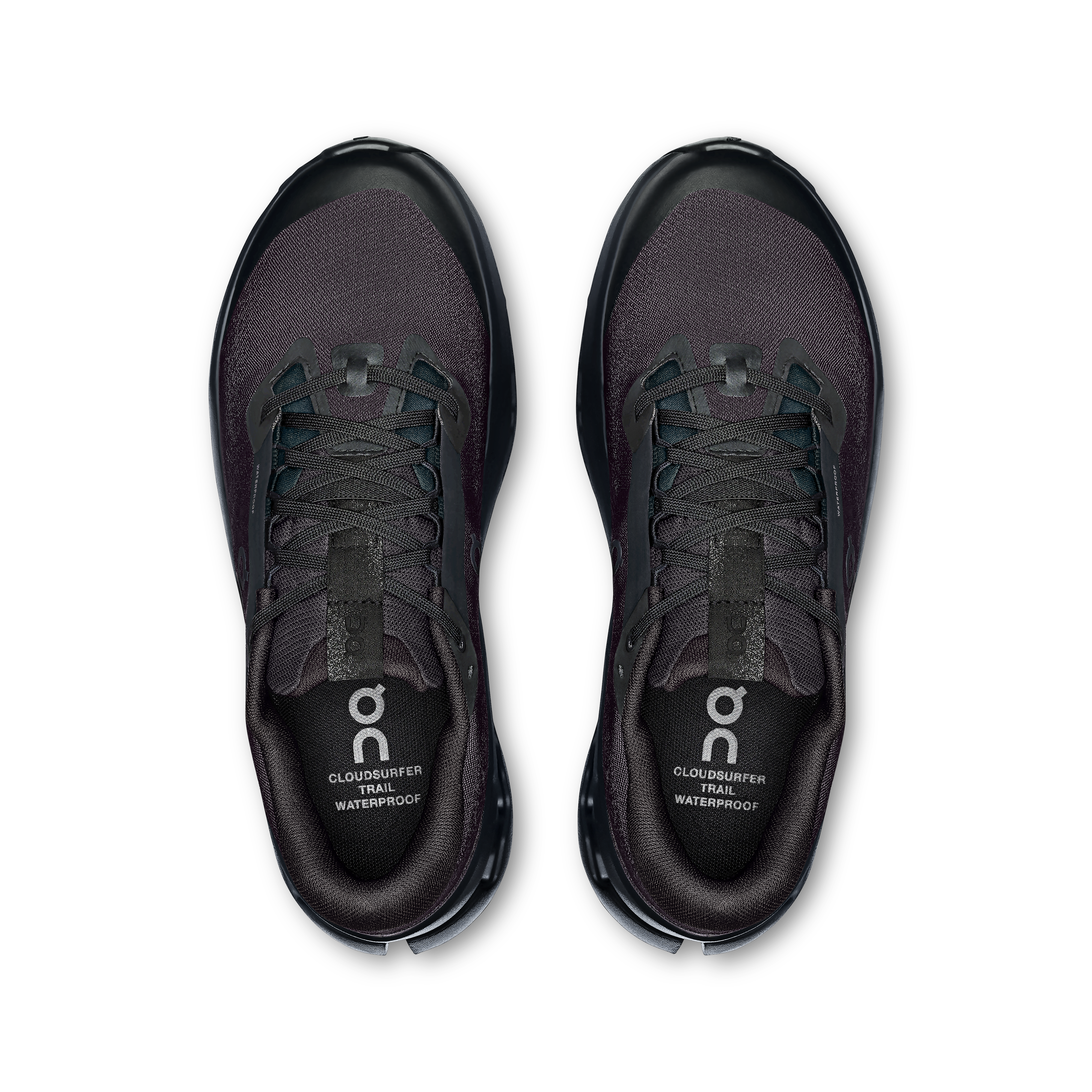 On Cloudsurfer Trail 2 Waterproof Black & Black Women Trail running Shoes