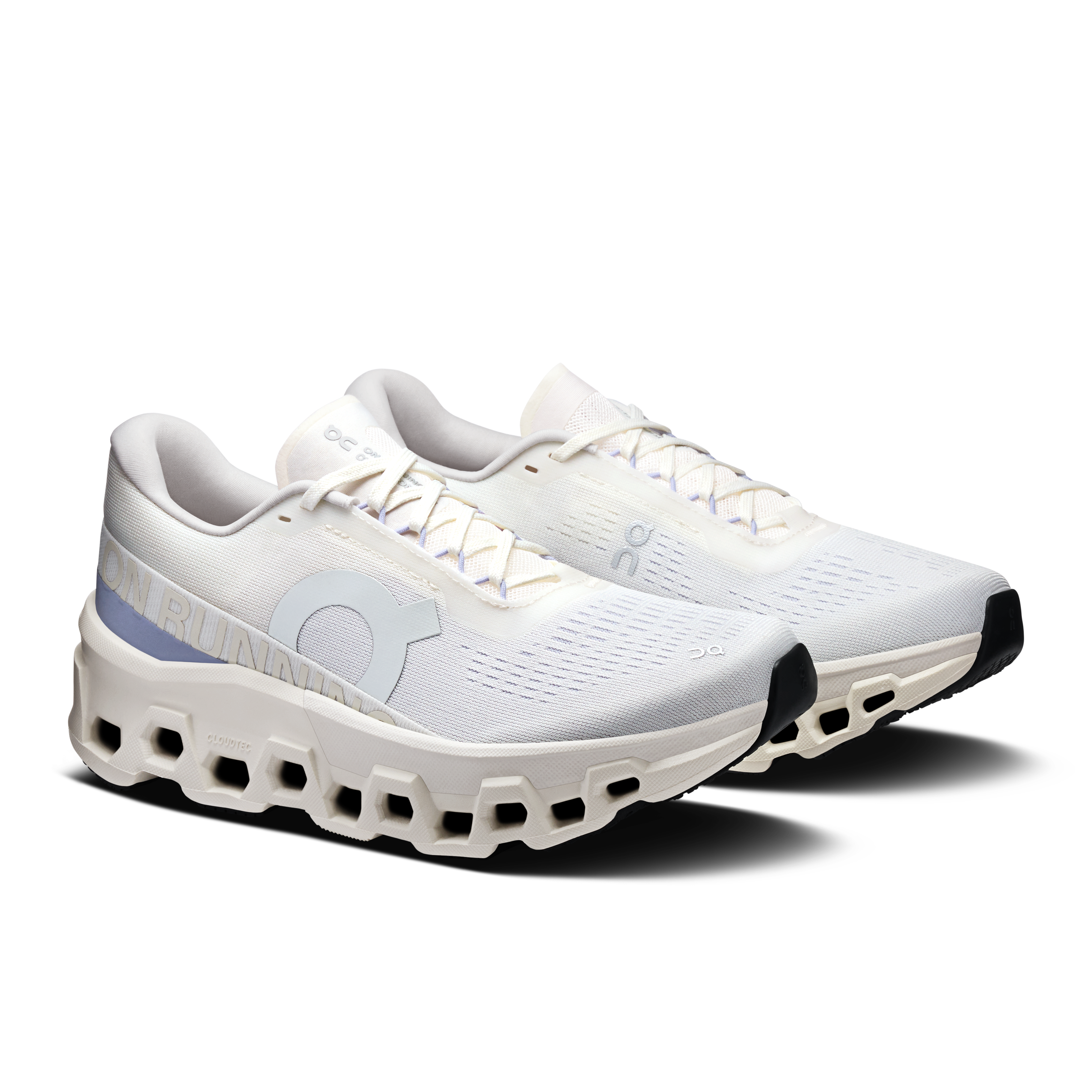 On Cloudmonster 2 Ivory & Nimbus Femme Running sur route Chaussures