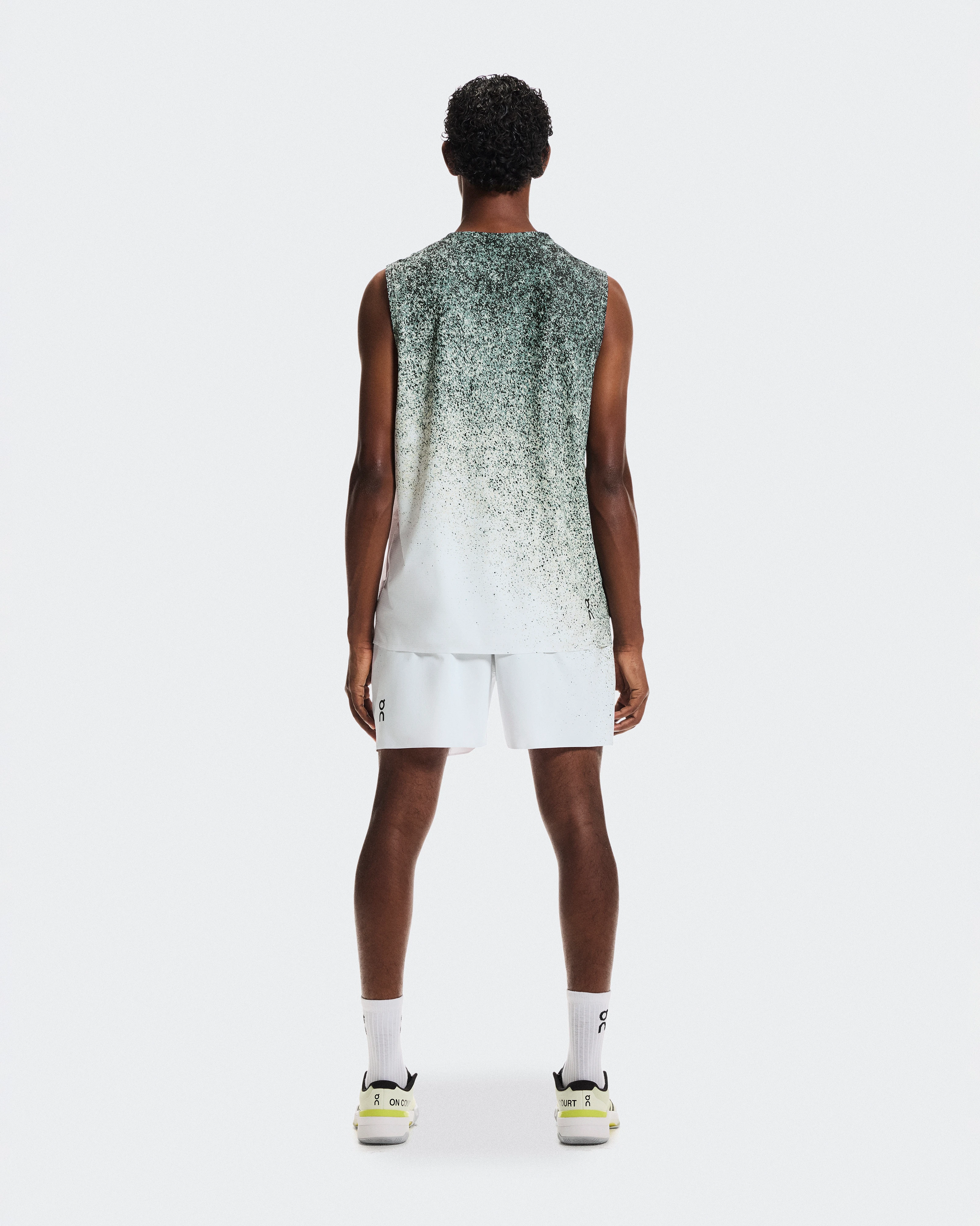 On Court Tank Fade Mineral & White Uomo Maglie e magliette