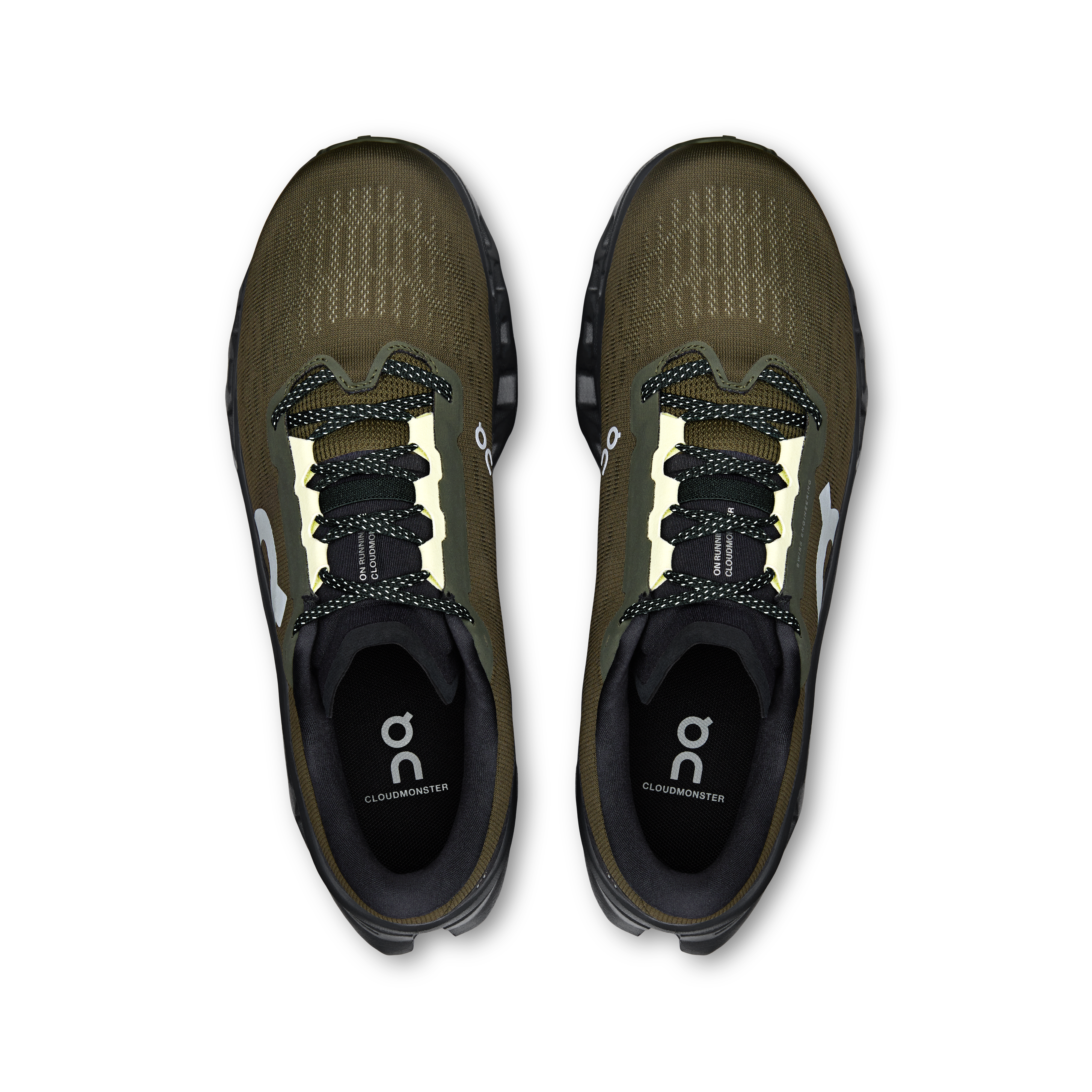 On Cloudmonster 3 Olive & Eclipse 남성 로드 러닝 신발