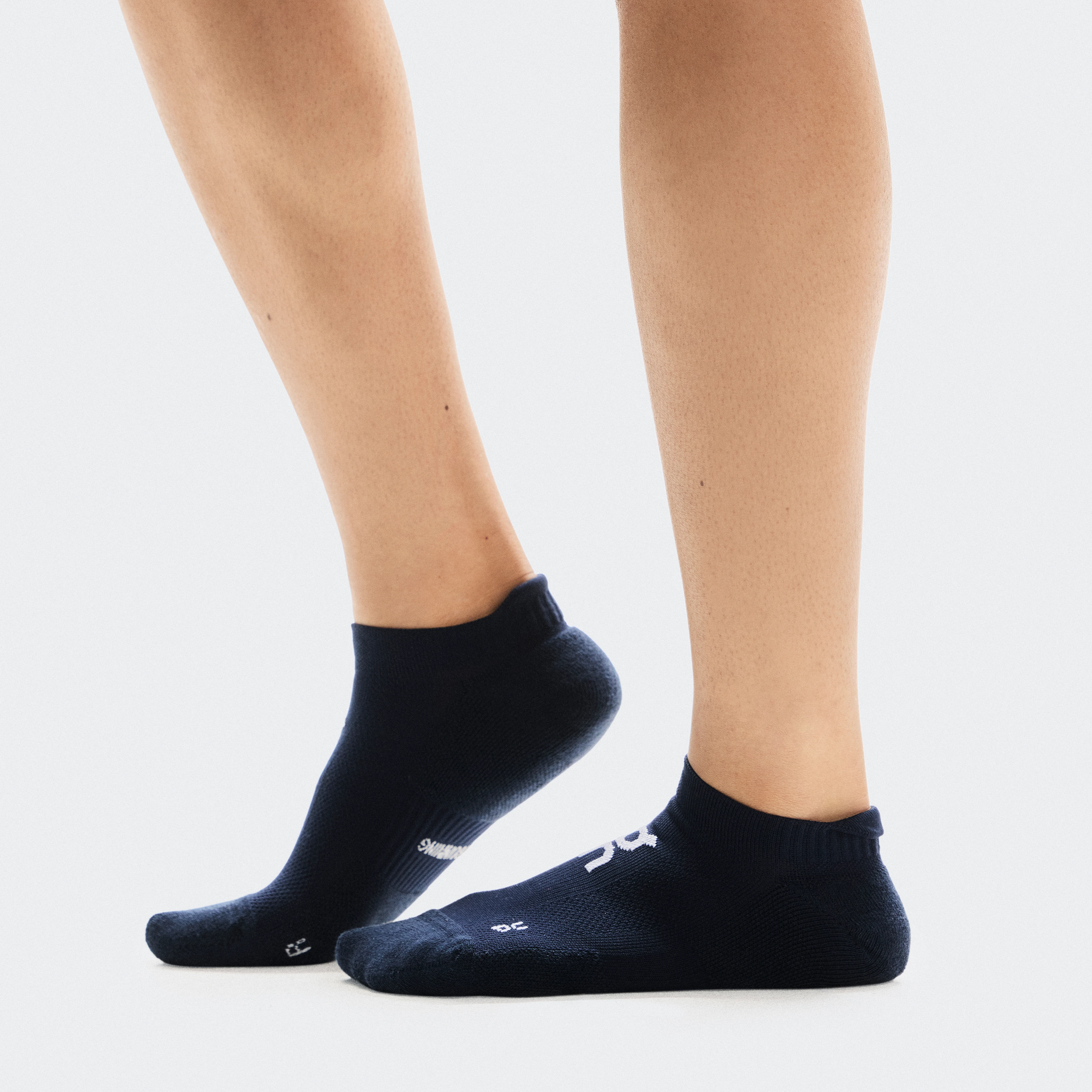 On Core Run Sock Low 2P Blue Unisex Unisex – Everyday running, breathable, cushioned Socks