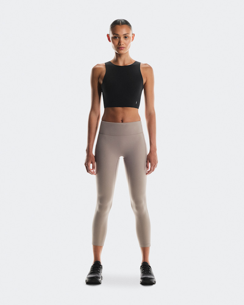 On Performance Tights 7/8 für Frauen in Cinder, Größe: Small, Polyamide Mesh
