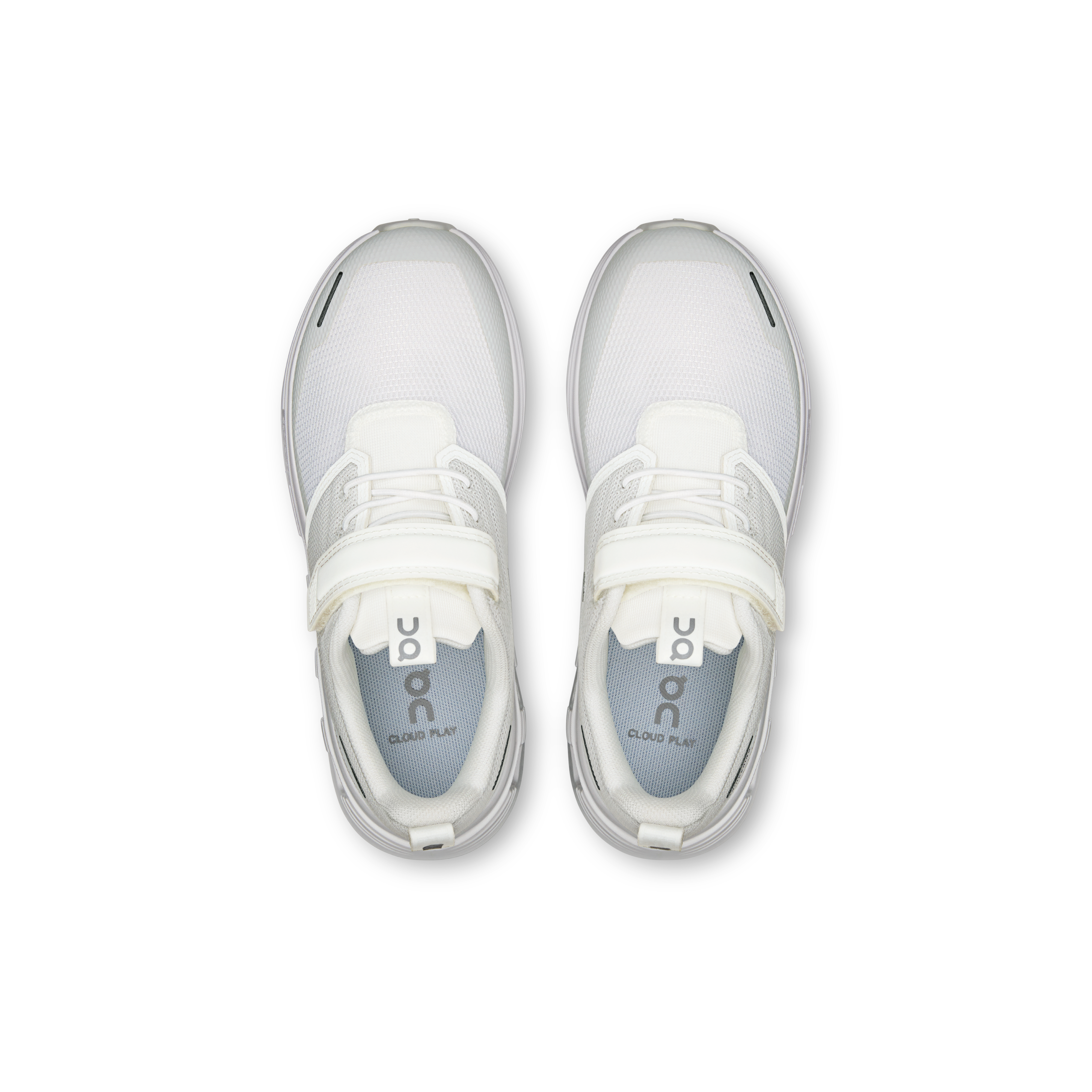 On Cloud Play 2 White & White Kids Active life Shoes