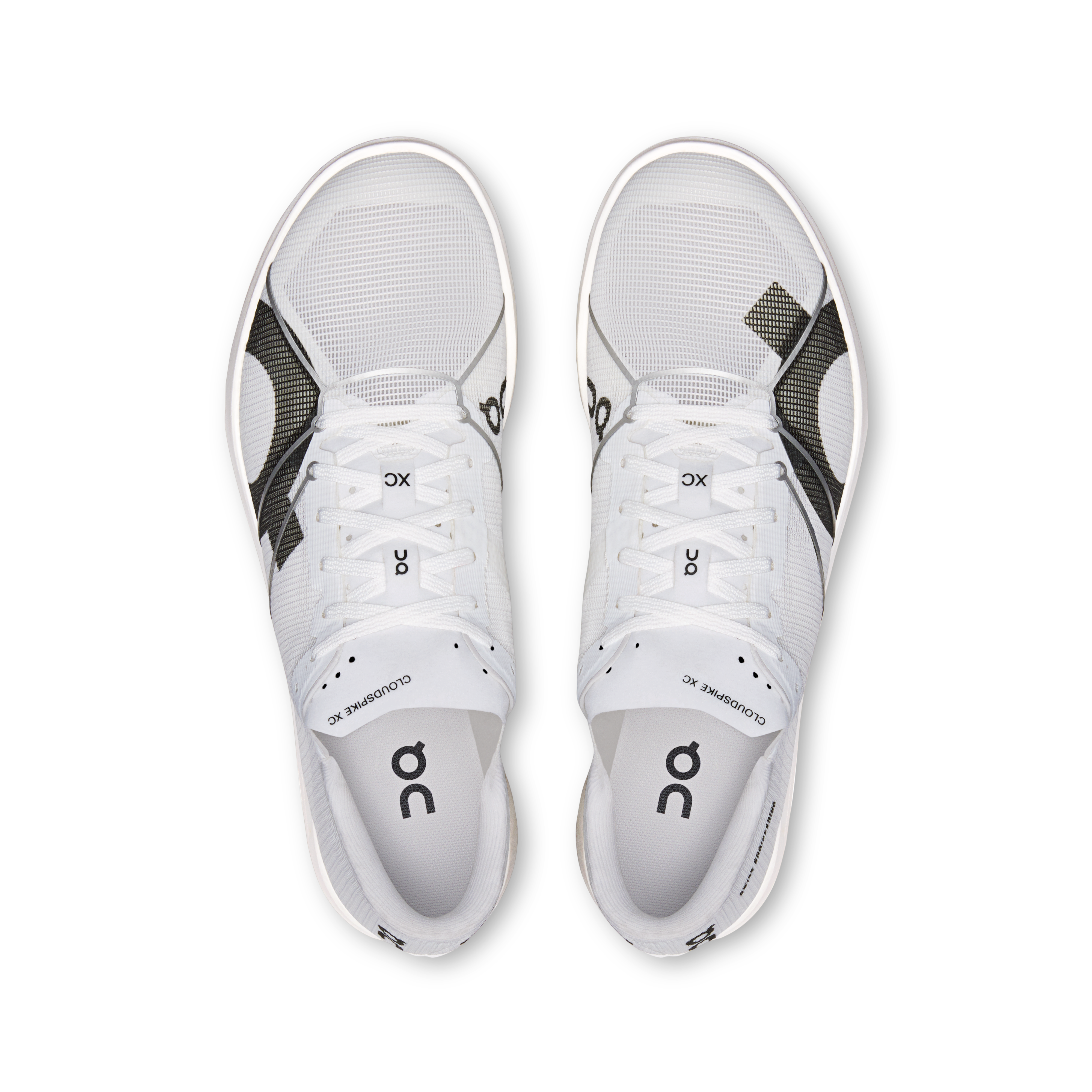 On Cloudspike XC White & White Women – Long-distance cross-country racing, fast-feeling ride Shoes