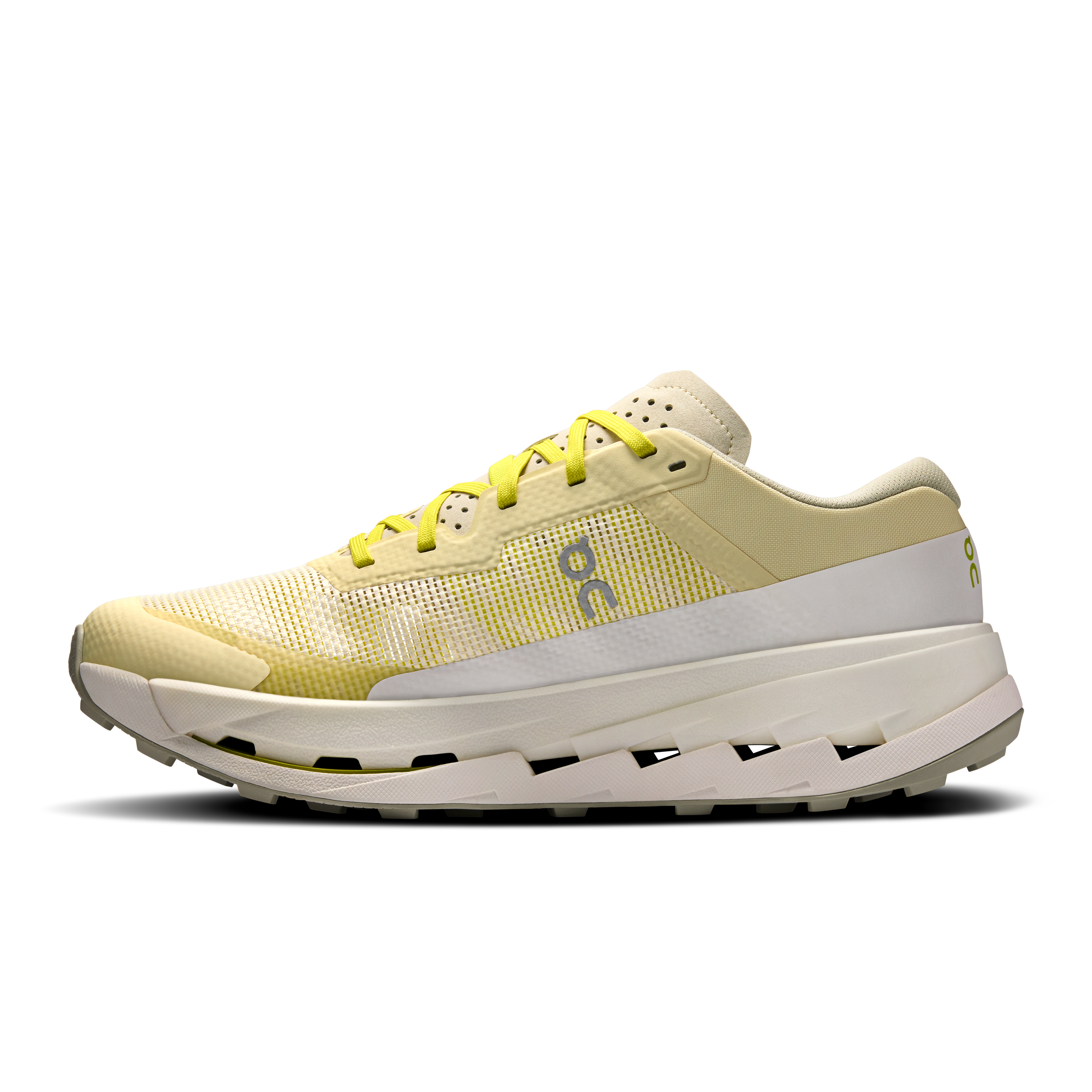On Cloudultra 3 Pelican & White Men Trail running Shoes