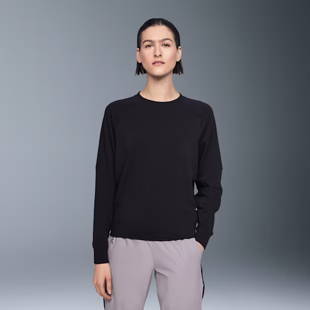 Movement Crewneck Sweaterneck Sweater in Black