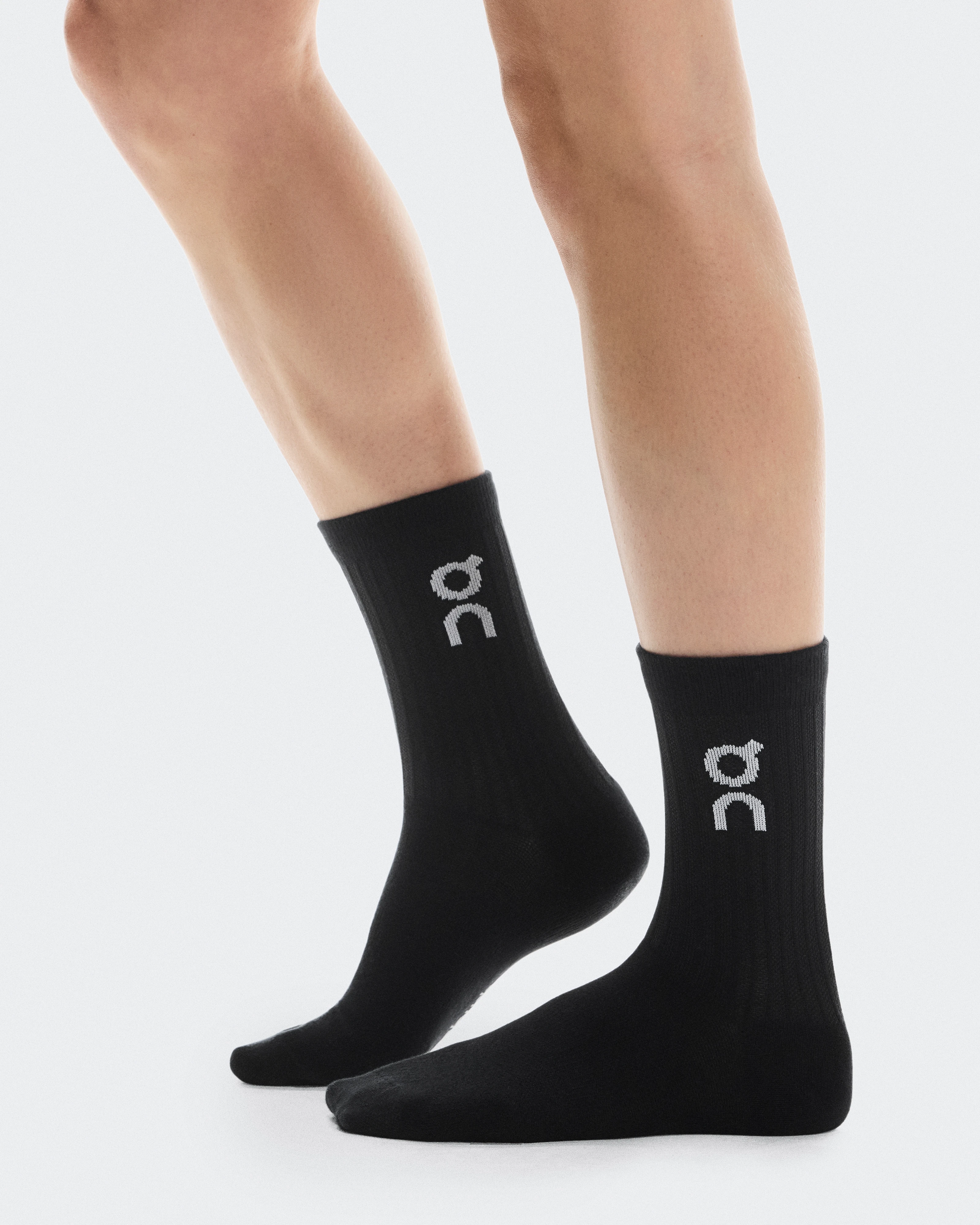 On Logo Sock High 3P Black Unisex Socks