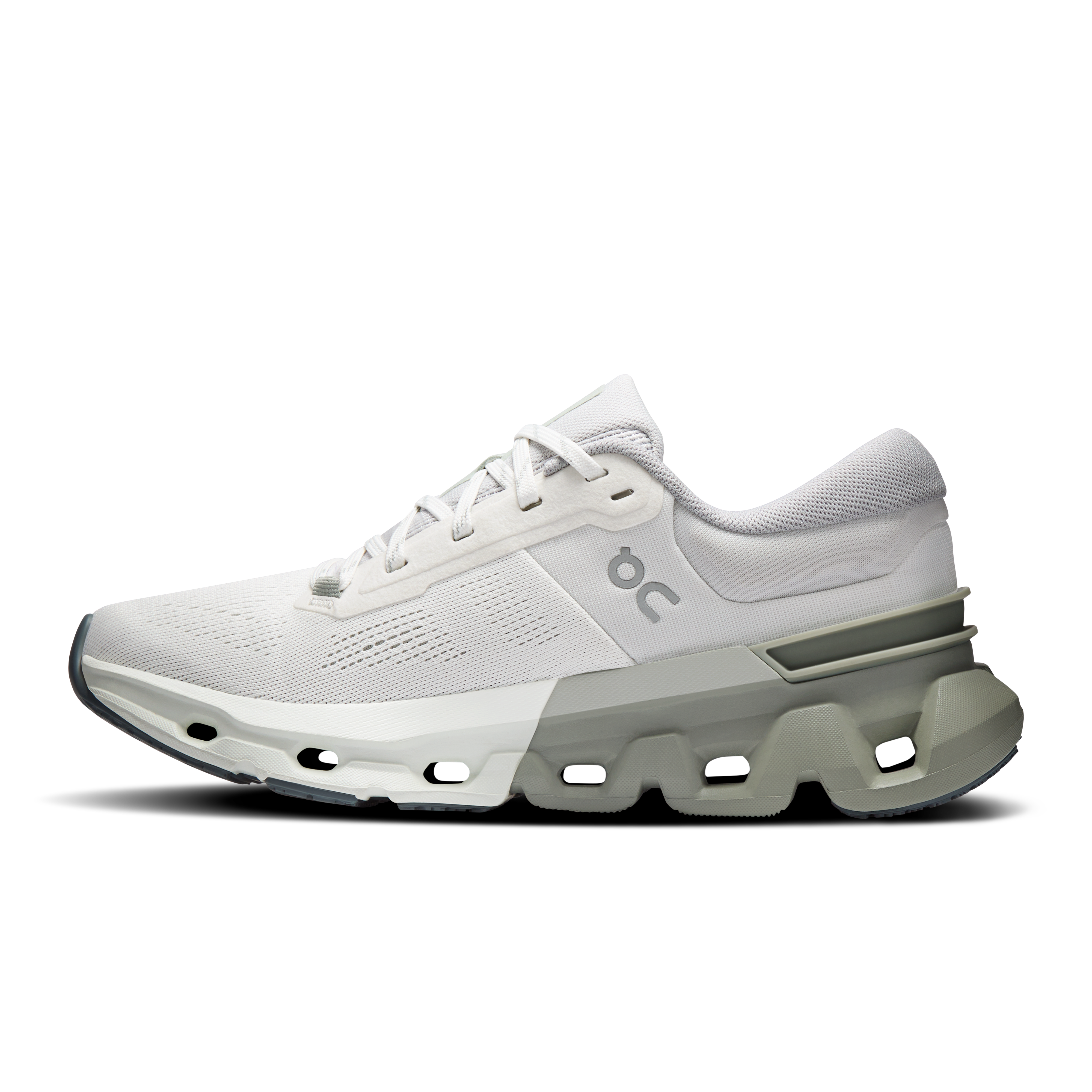 On Cloudflyer 5 Ivory & Tin Damen Strassenlauf Schuhe