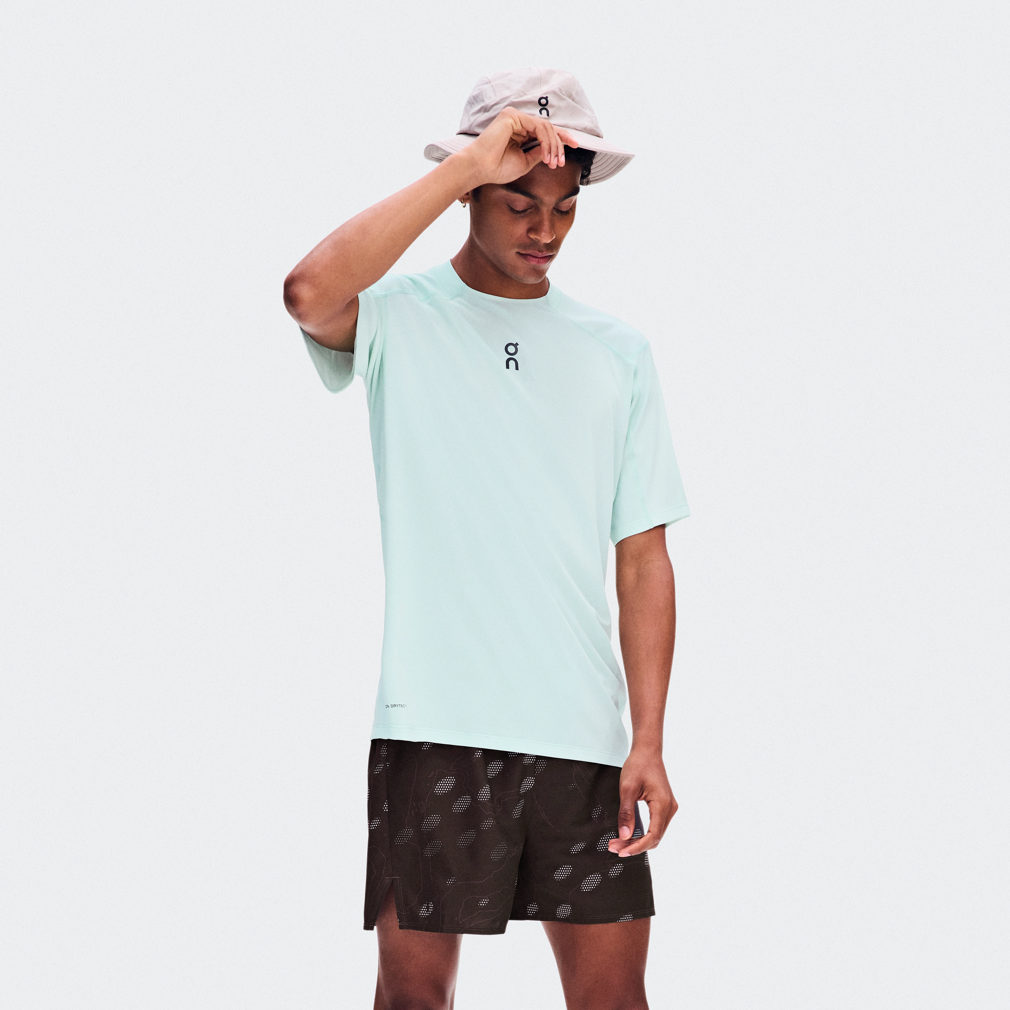 On Trail-T Solar Flurry Men – Trail running, UPF40+, warm and sunny weather running Trail running Tops and t-shirts