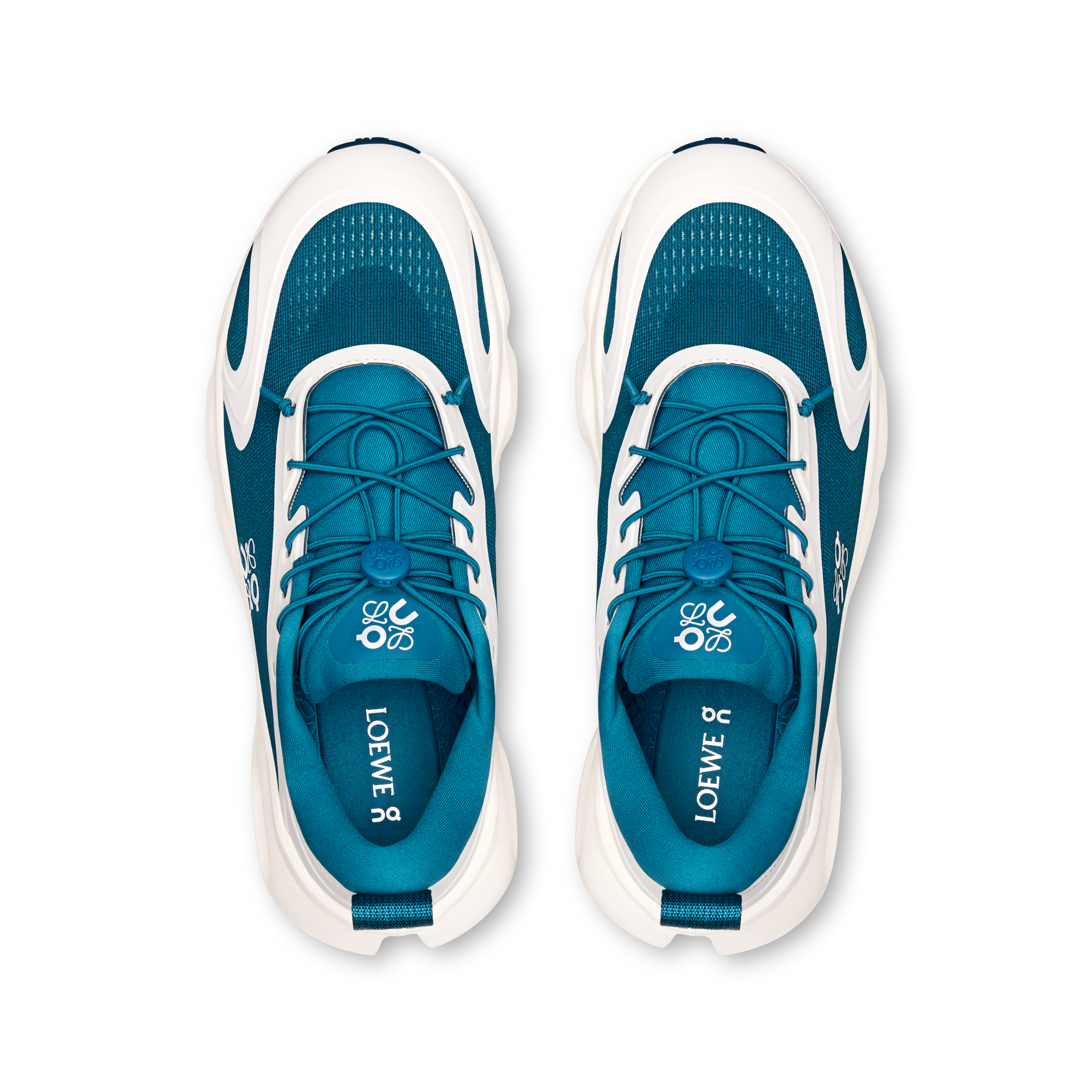 On Cloudsolo LOEWE Teal & Eggshell Women Active life Shoes