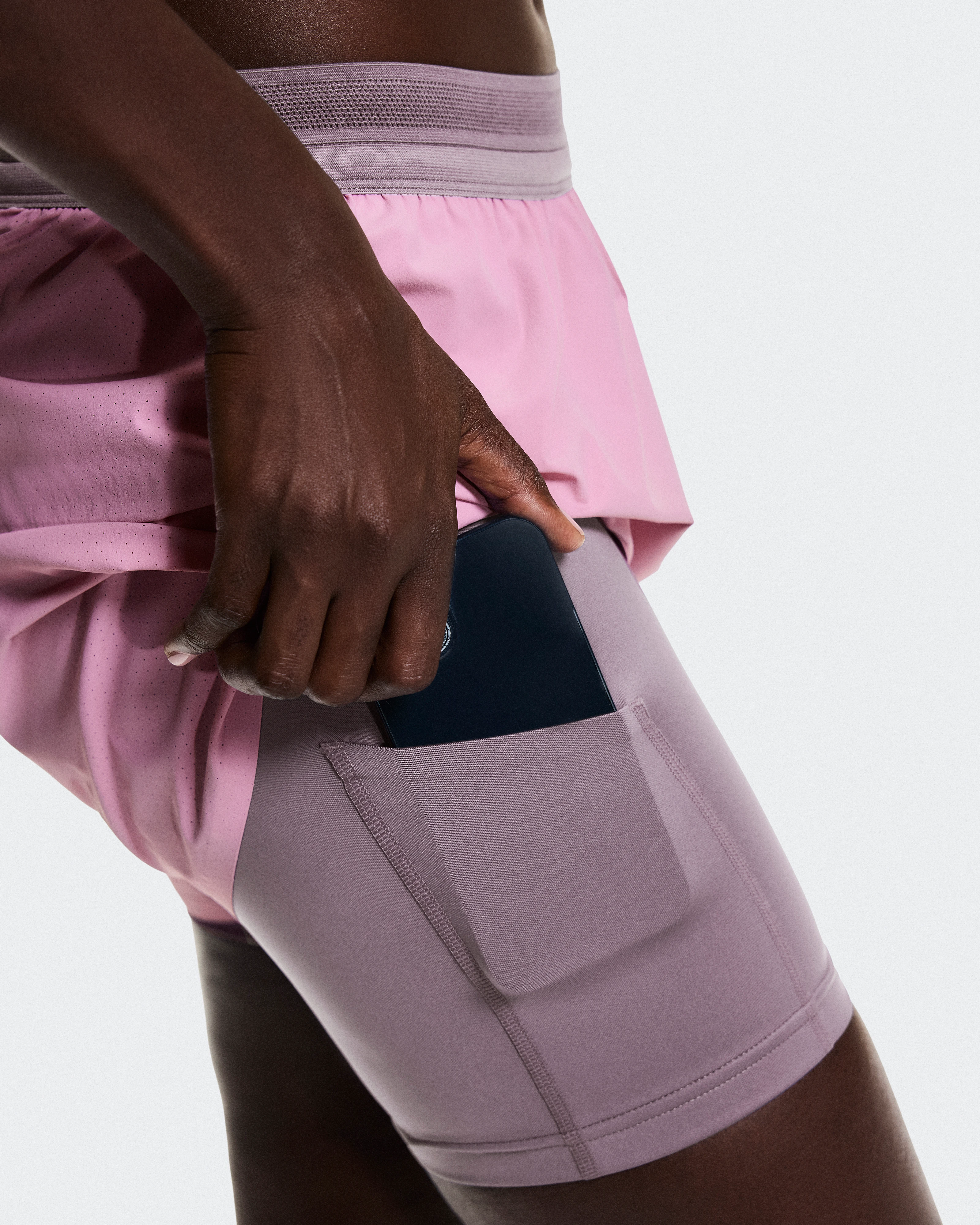 On 3" Performance 2/1 Shorts Sakura & Dewberry Women Shorts