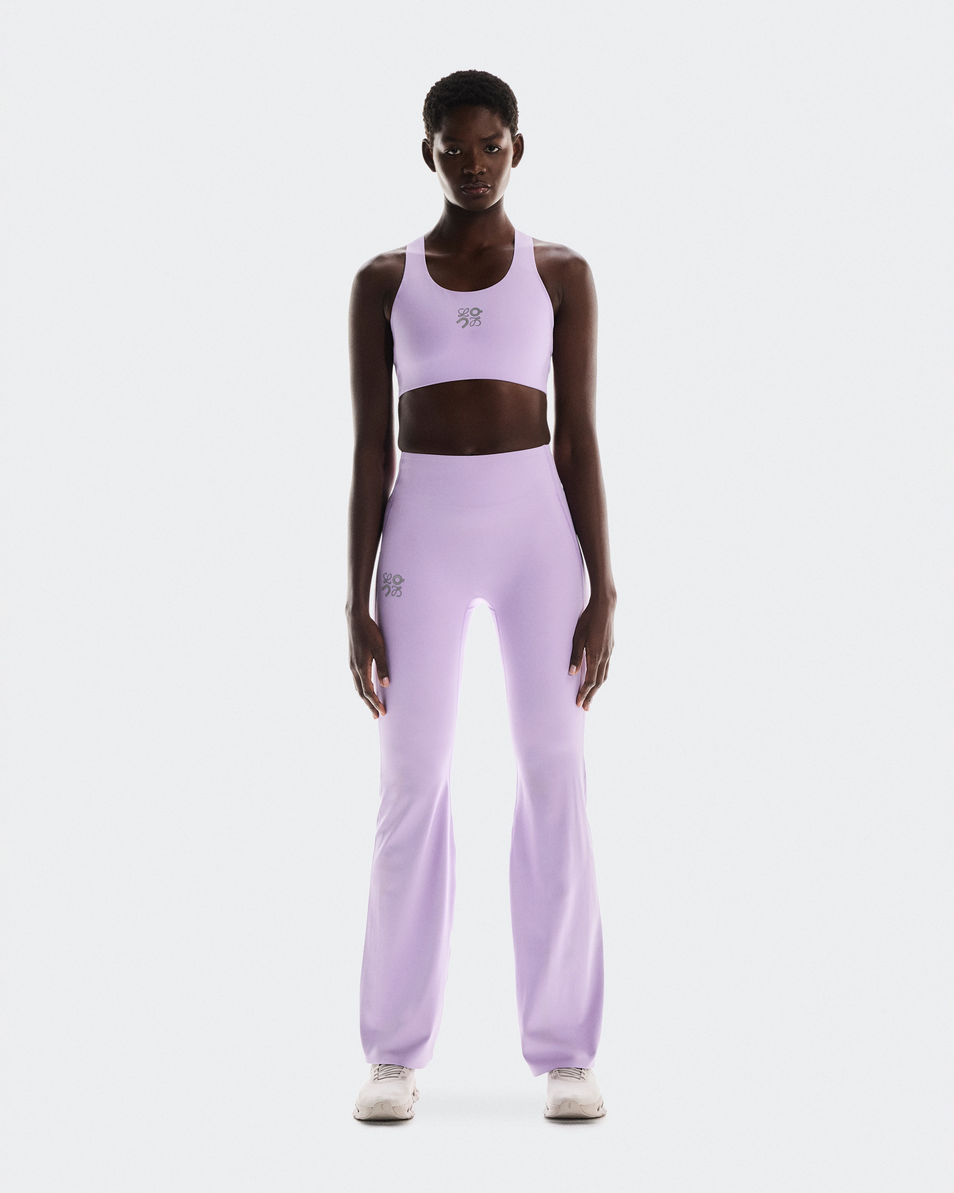 On Soft Bootleg Pants LOEWE Lilac Women Pants