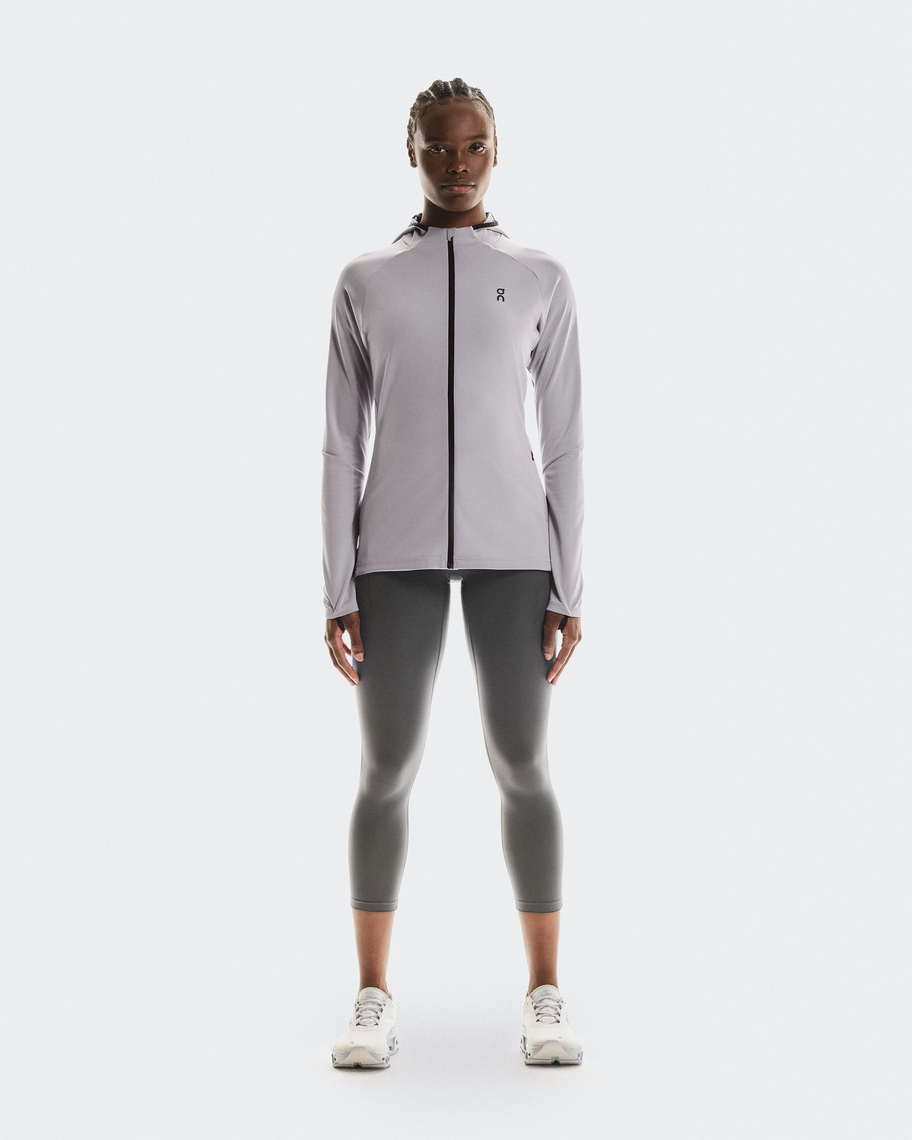 On Climate Zip Hoodie Lilac Women Hoodies and sweatshirts