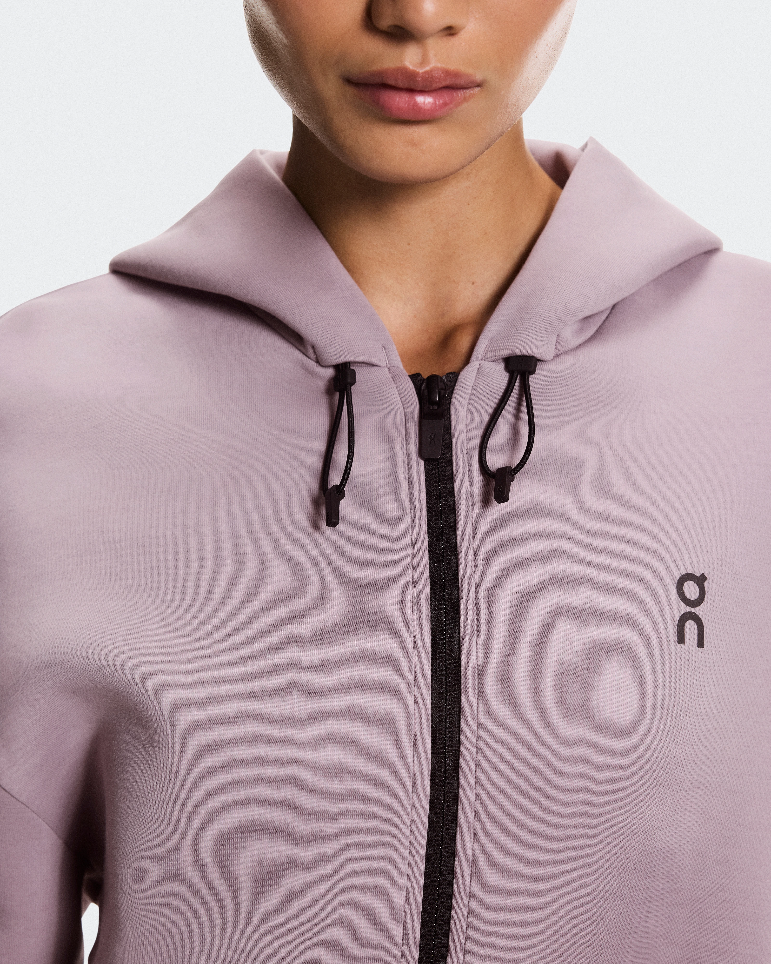 On Focus Tech Zip Hoodie Heron Women Hoodies and sweatshirts