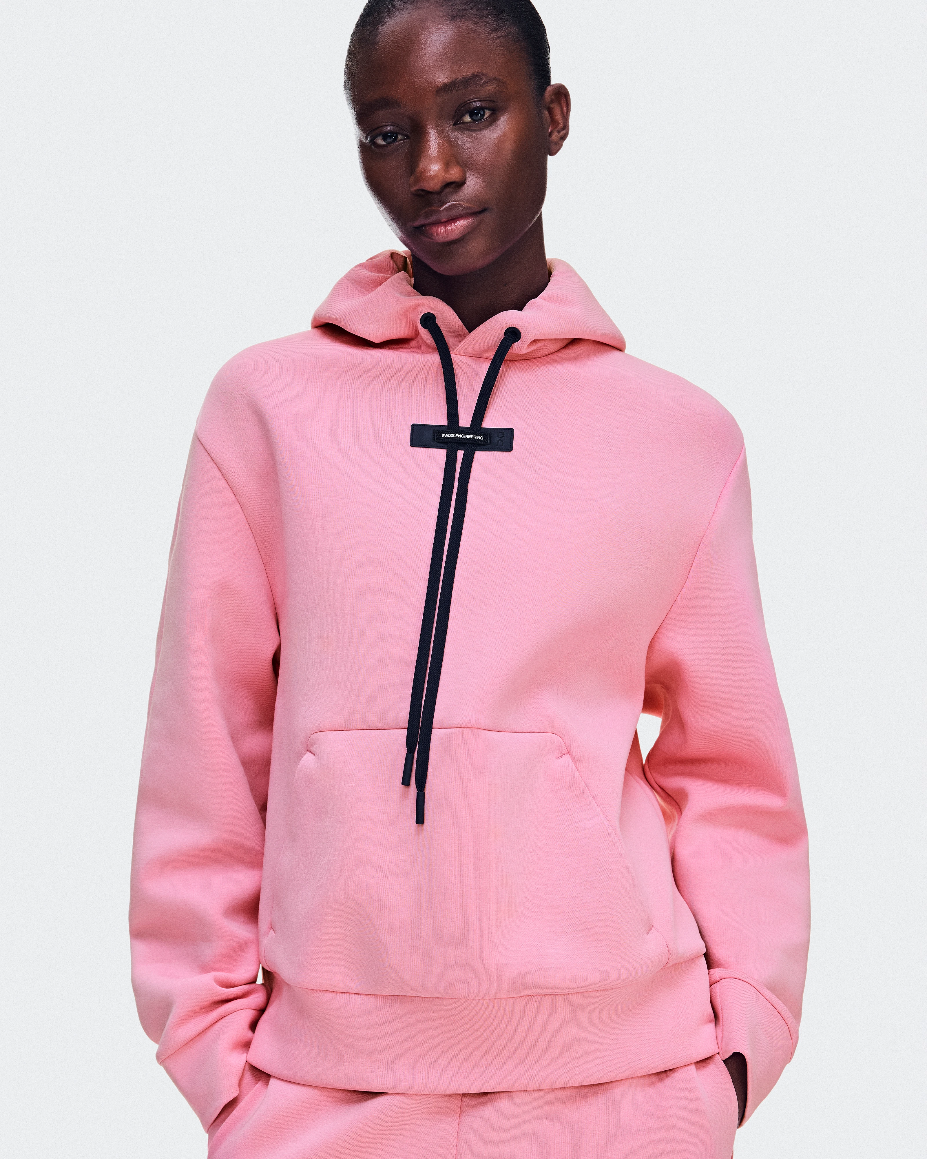 On Focus Tech Hoodie Magnolia Women Hoodies and sweatshirts