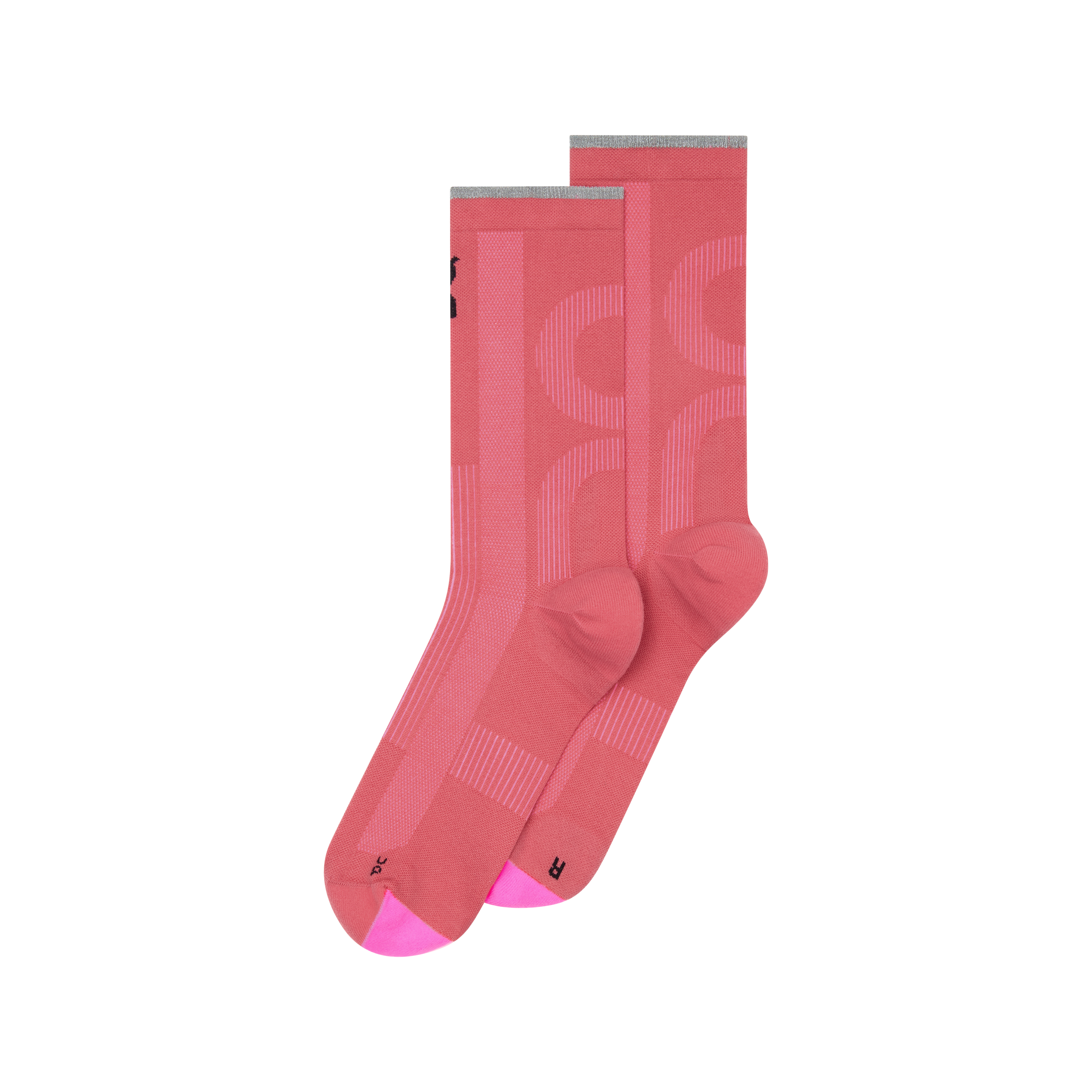 Elite Run Sock High in Camellia/Azalea