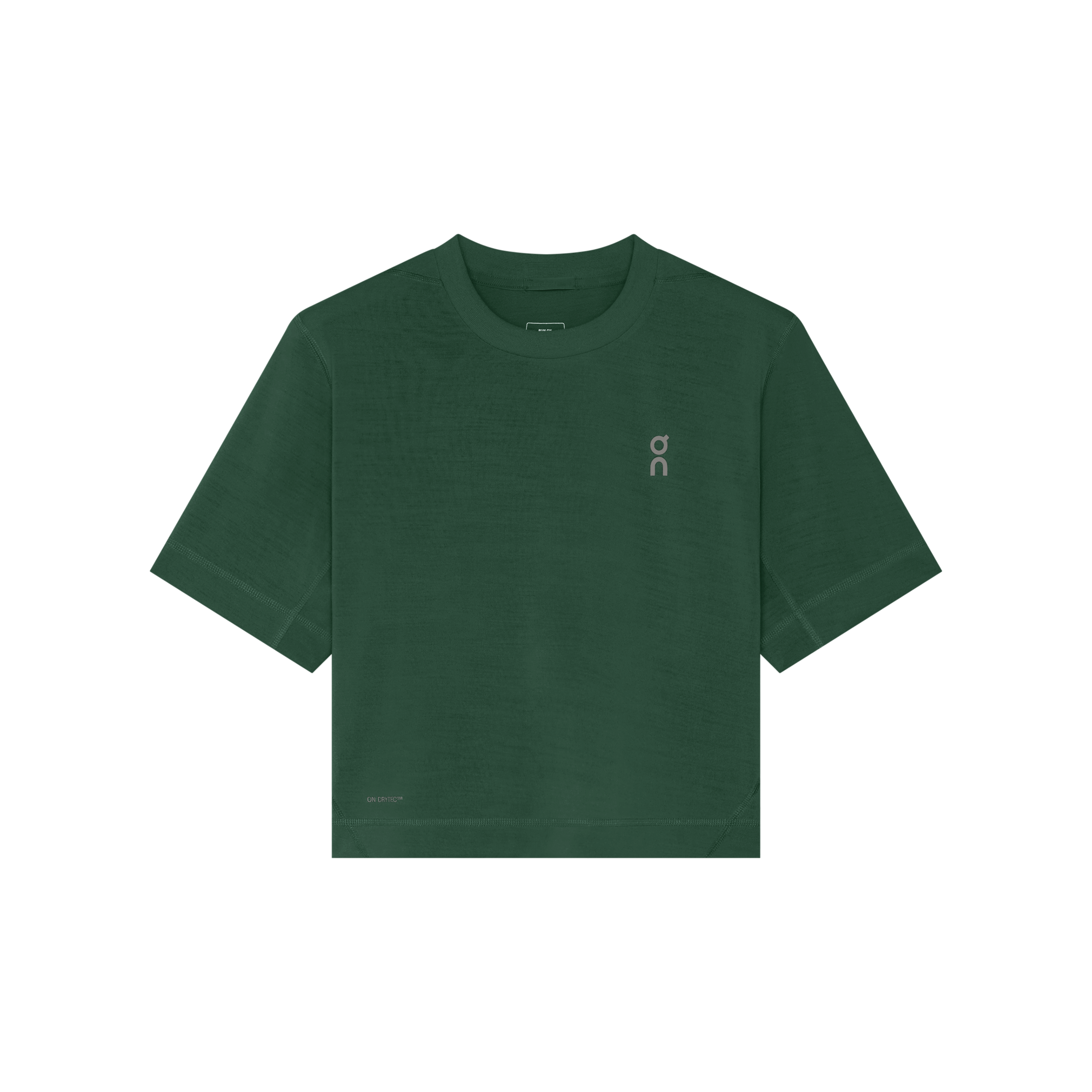 Train-T Crop Shirt in Obsidian