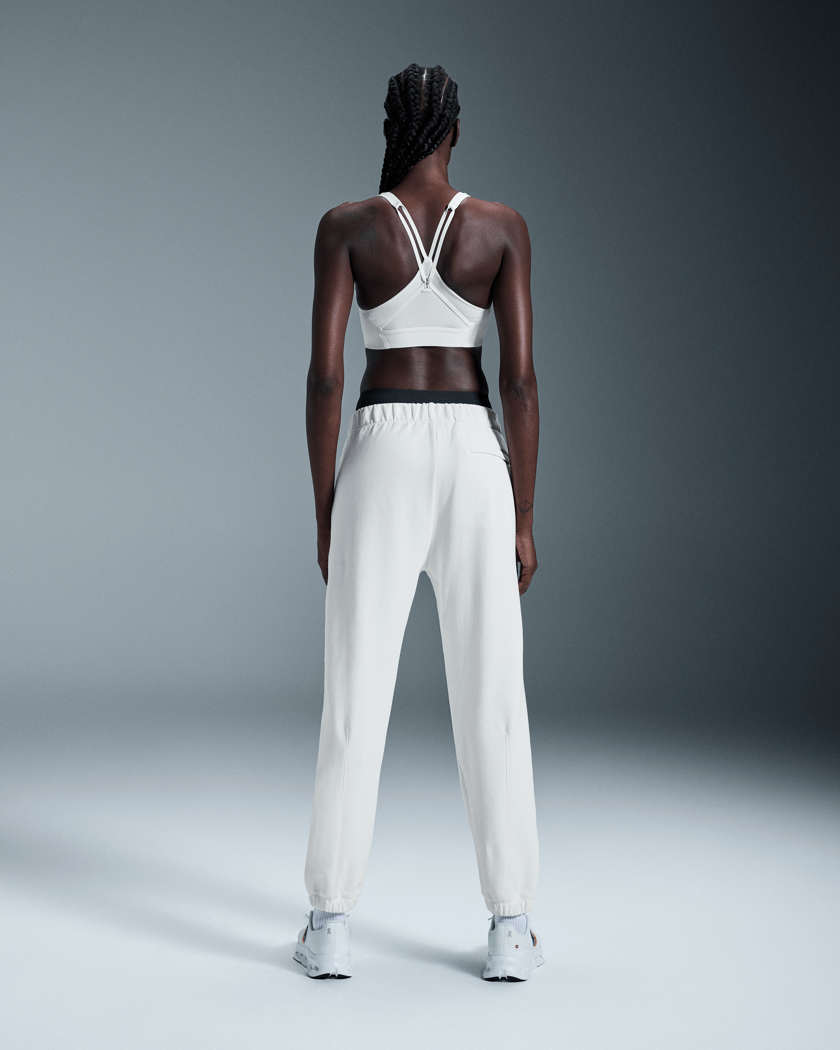 On Swiss Olympic Club Pants Undyed-White Damen Hosen