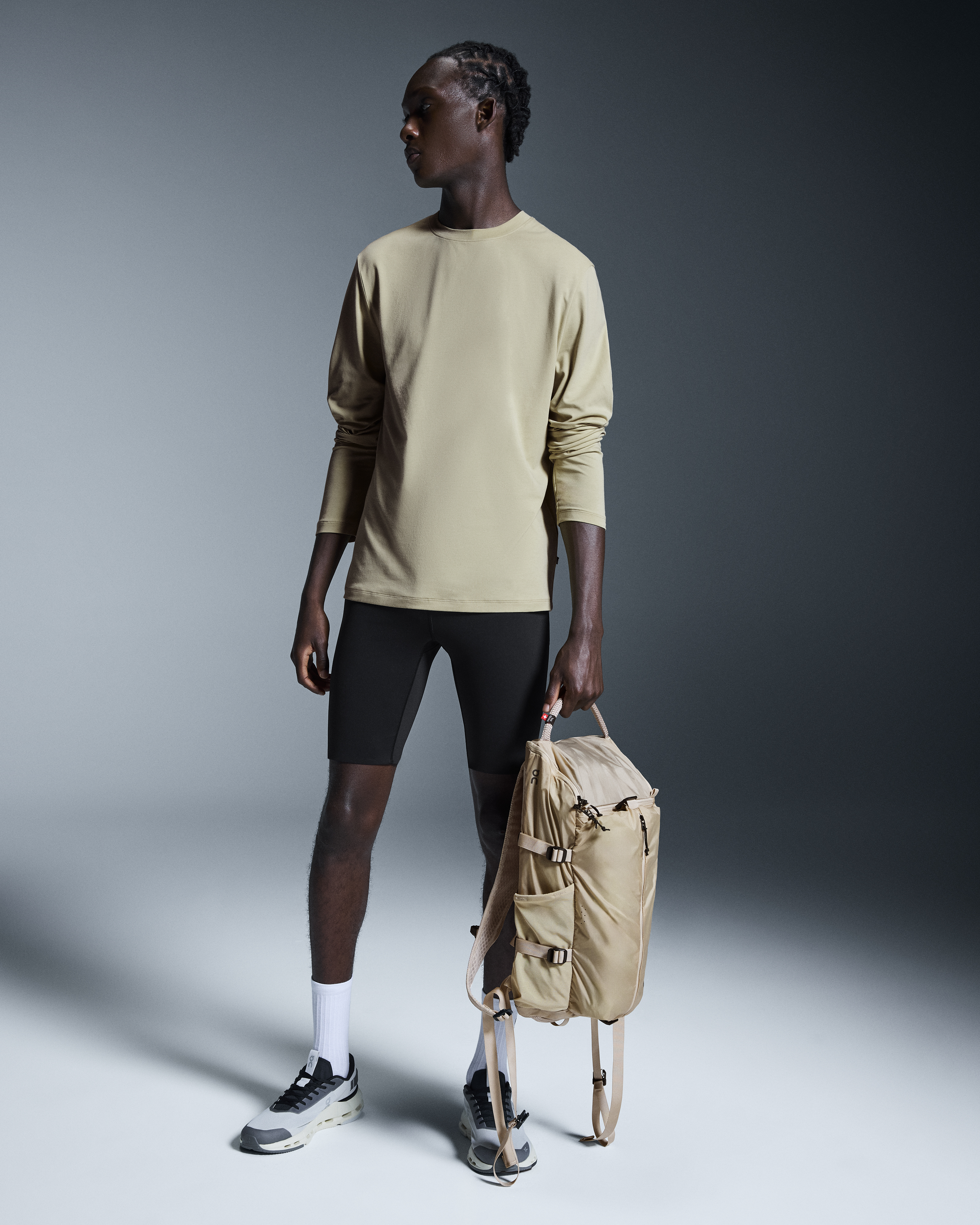 Tシャツ・カットソー THE COLDEST MOMENT TCM garden long sleeve brown Intergalactic Frequency Long Sleeve T-Shirt – HUF Worldwide