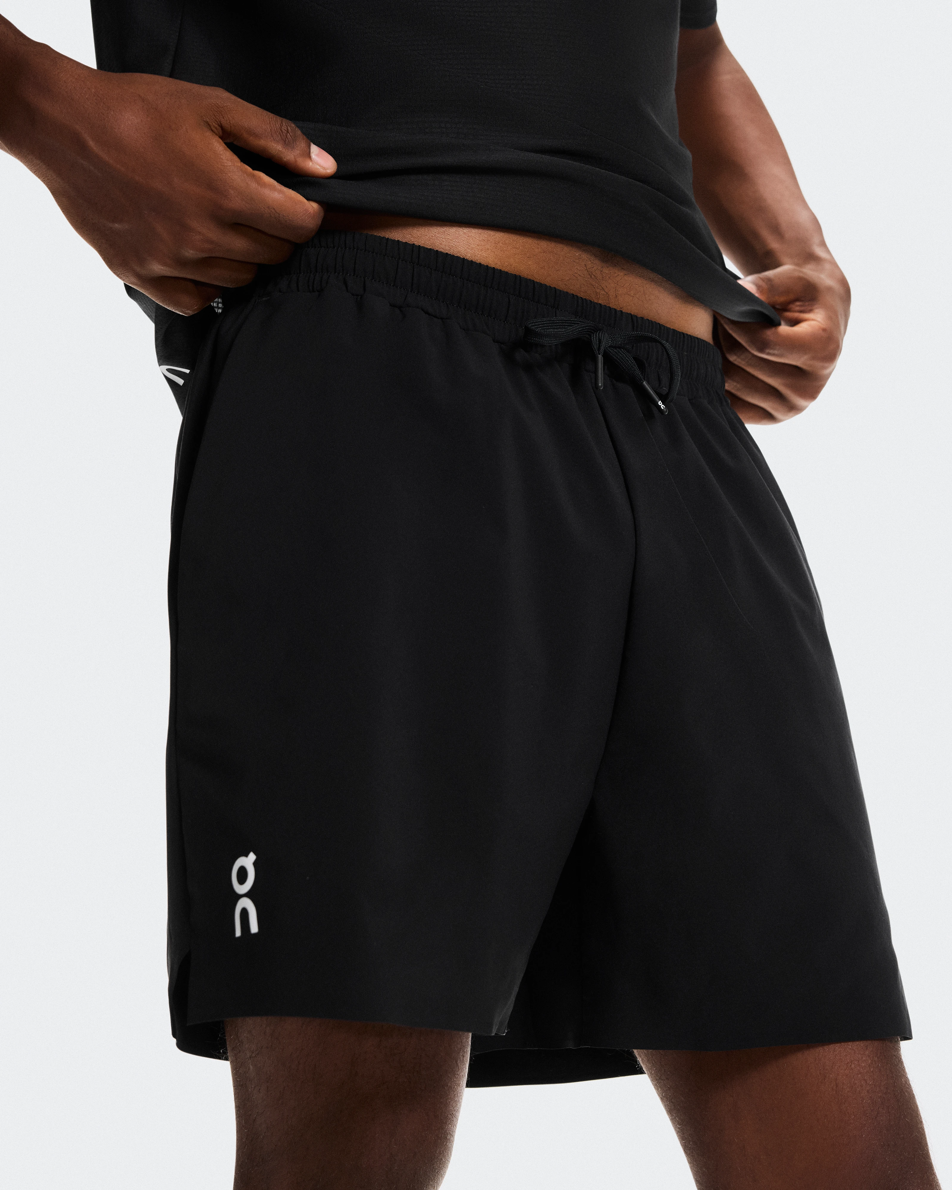 On 5" Court Shorts Black Men Shorts