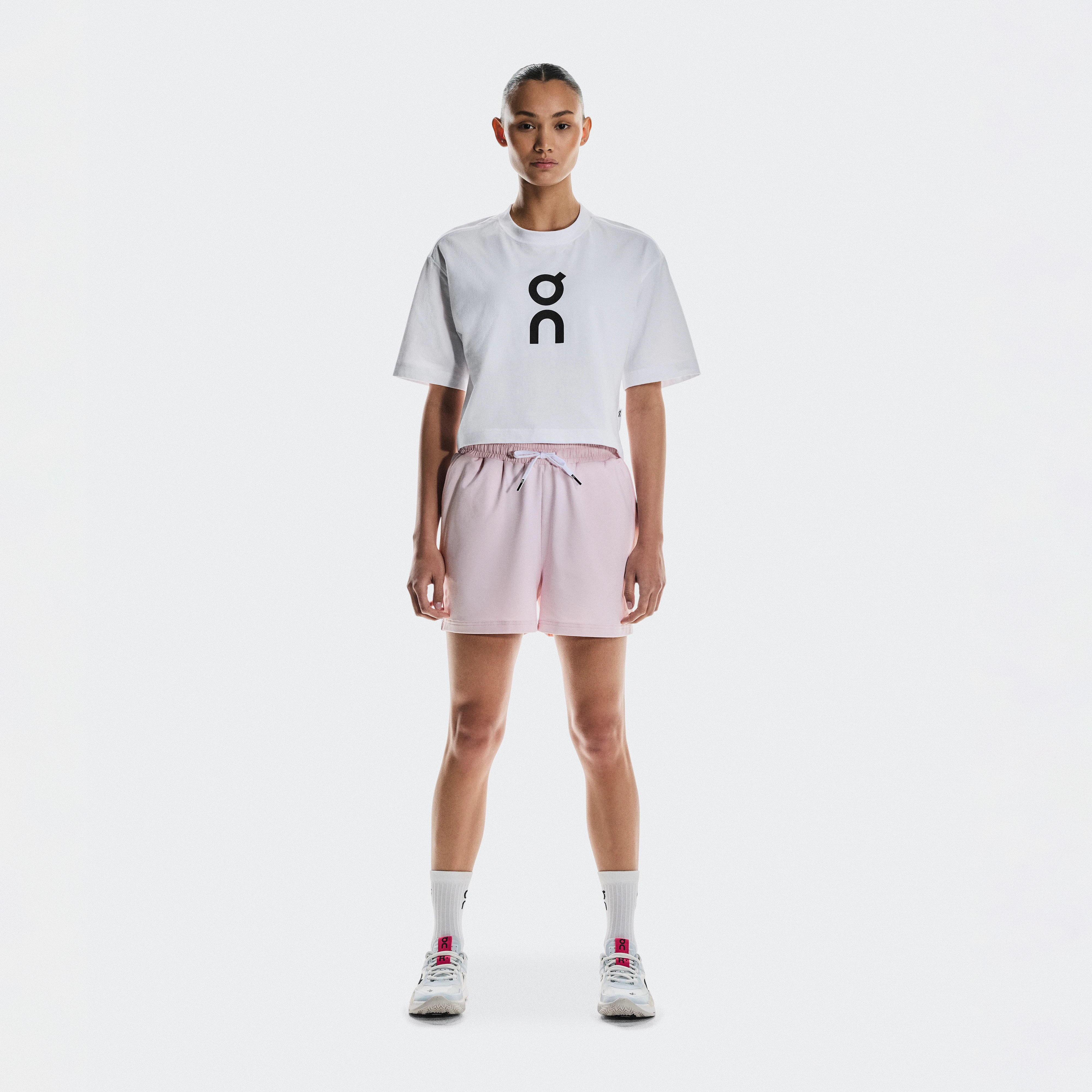 On Courtside Shorts Pink Women Women – Lightweight, everyday tennis, super soft Shorts