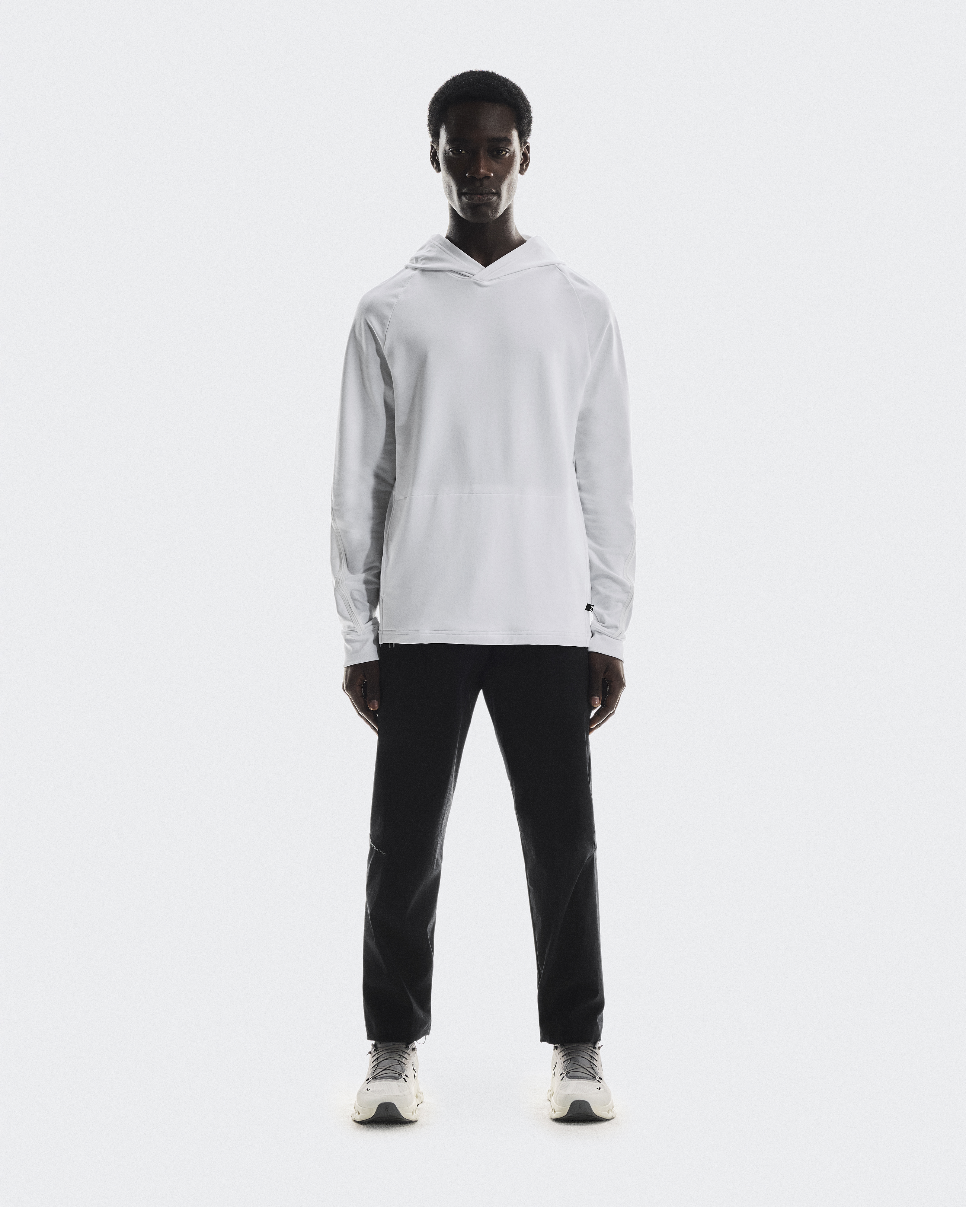 On Studio Hoodie HoodieHoodie para Hombre en White, Talla: 2XL, Polyester