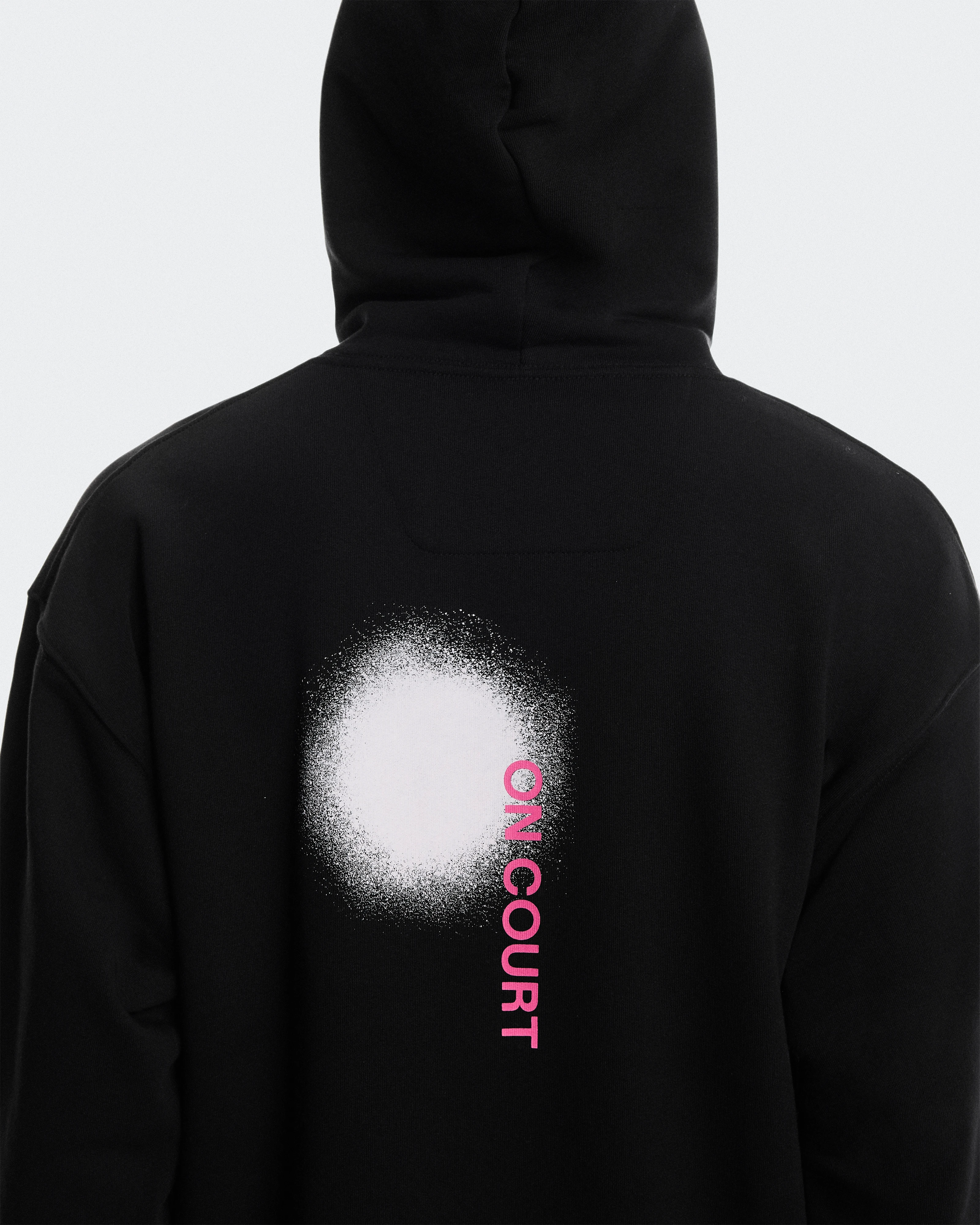 On Club Hoodie Smash Black & Orchid Herren Hoodies & Sweatshirts