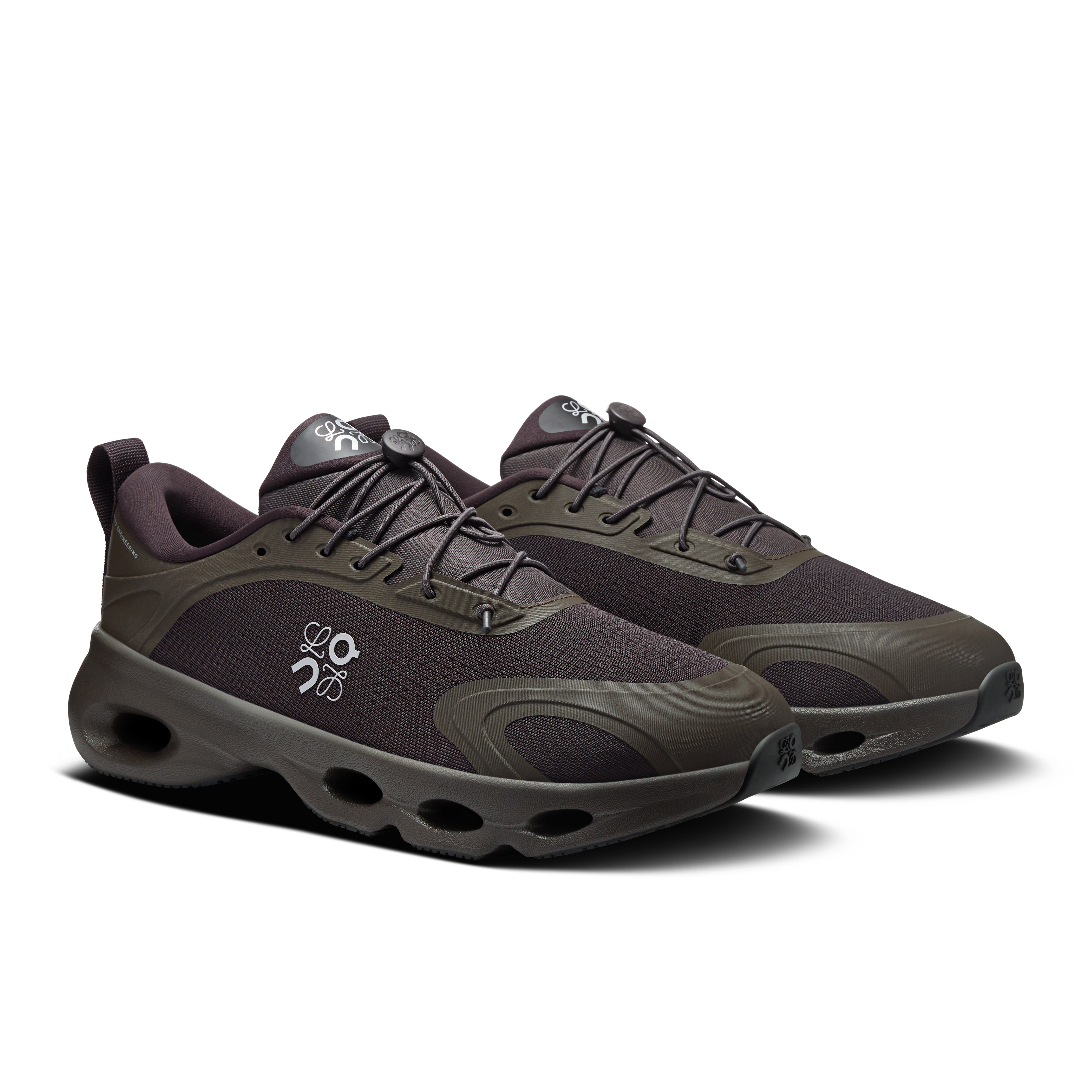 On Cloudsolo LOEWE Dark Brown & Black Men Shoes
