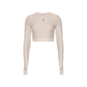 Train Long Sleeve Crop Year of the Horse Long-Sleeve Shirt in Pearl